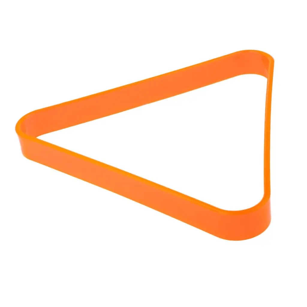 Plastic 8-Ball Billiard / Pool Table Triangle Rack Provides a Durable and Stylish Addition to Your Game Room
