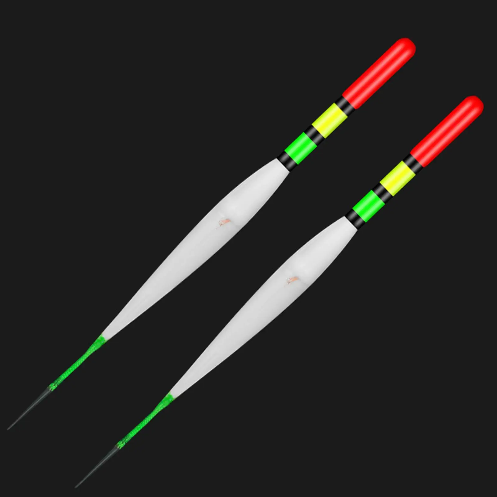 2Pcs Fishing LED Floats Light up Bobbers Electronic Buoy Automatic Reminder Luminous Tackle Smart Electric Fishing Float