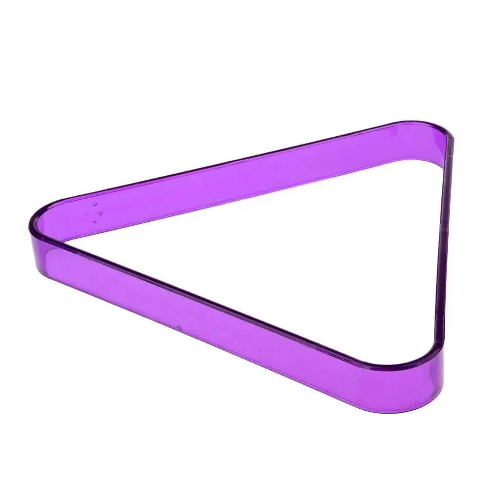 Plastic 8-Ball Billiard / Pool Table Triangle Rack Provides a Durable and Stylish Addition to Your Game Room