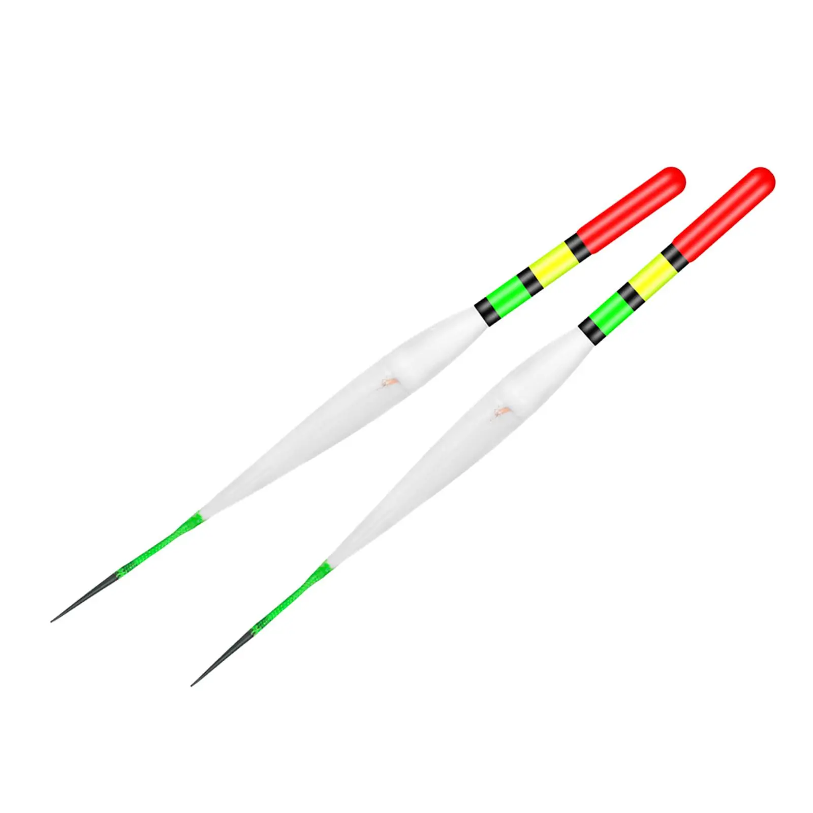 2Pcs Fishing LED Floats Light up Bobbers Electronic Buoy Automatic Reminder Luminous Tackle Smart Electric Fishing Float
