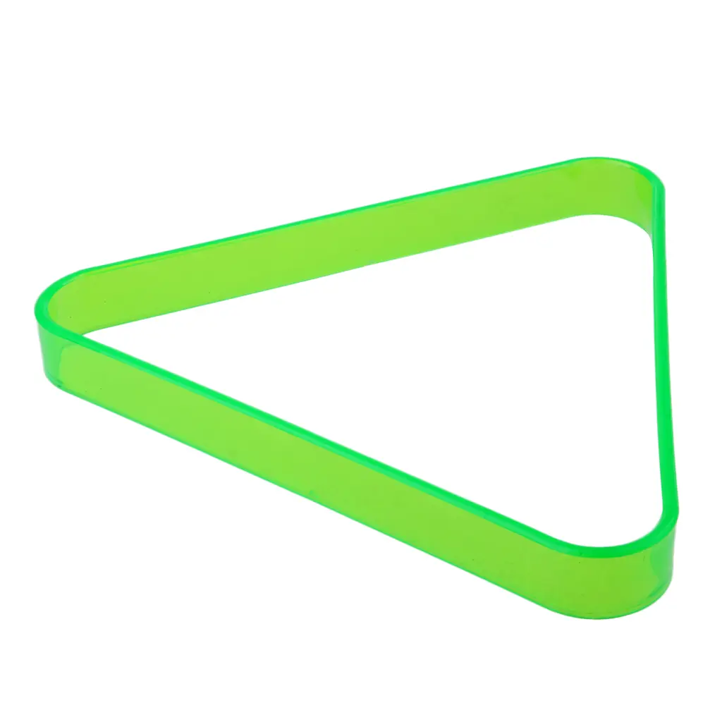 Plastic 8-Ball Billiard / Pool Table Triangle Rack Provides a Durable and Stylish Addition to Your Game Room
