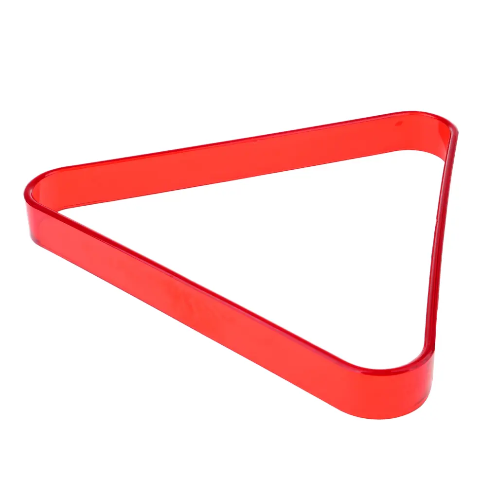 Plastic 8-Ball Billiard / Pool Table Triangle Rack Provides a Durable and Stylish Addition to Your Game Room
