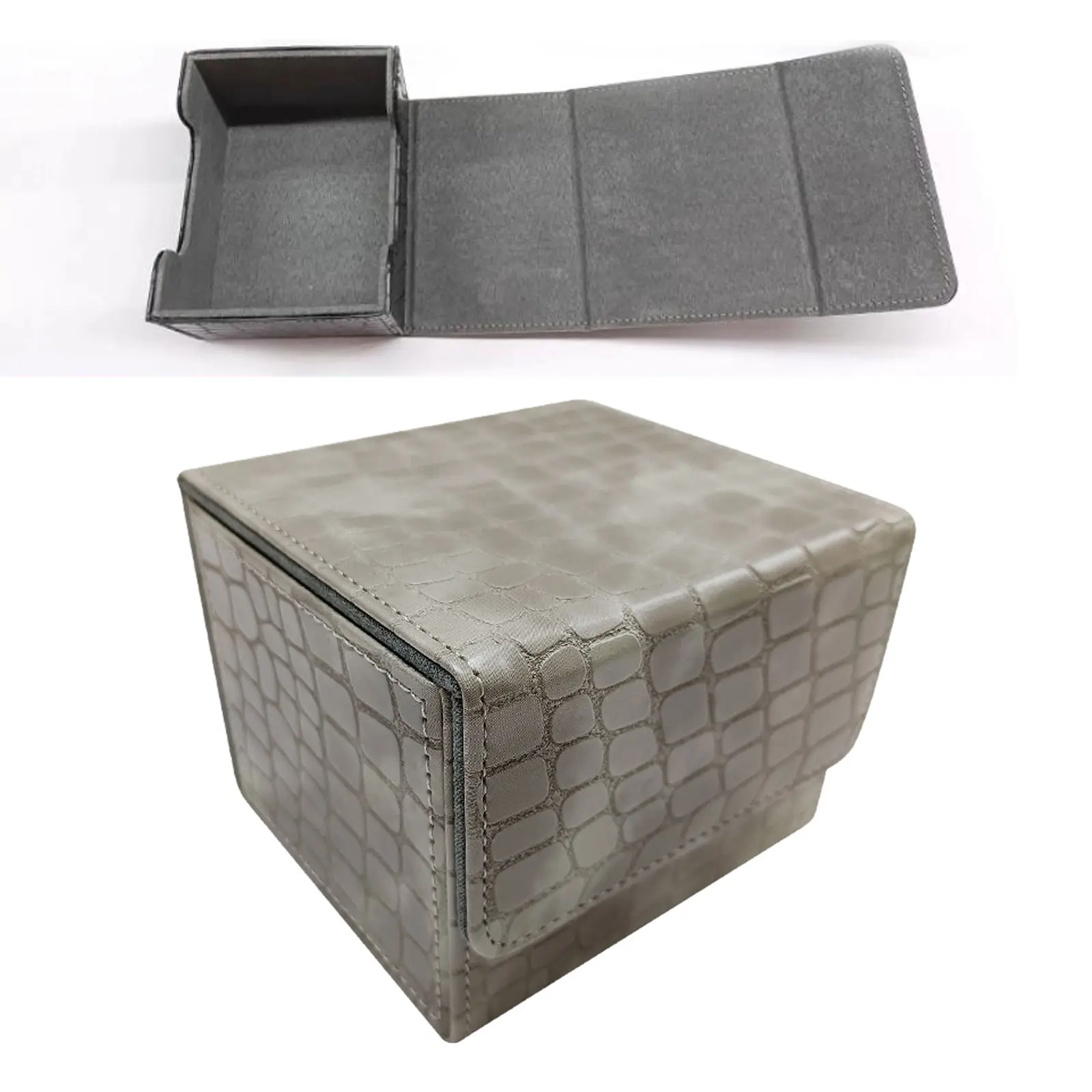 NEW Trading Card Deck Box Holder Storage for TCG Football Cards Album Magic Baseball Card Organizer PU Leather Game Card Box