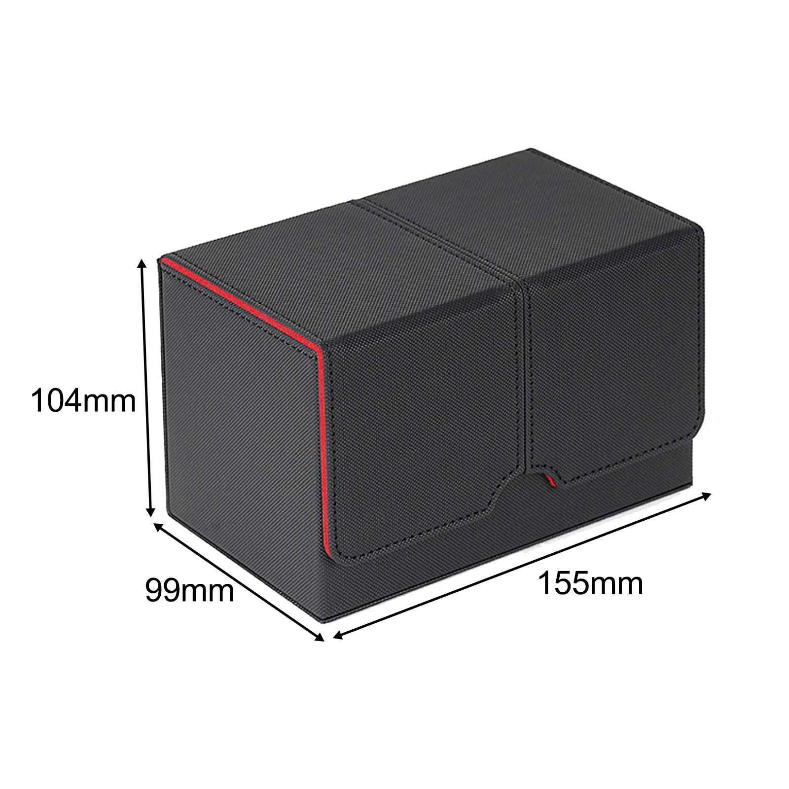  Trading Card Deck Box Holds 160 Cards Sleeved Card Storage Box Cards Organizer for Card Collectible Card Baseball Card 