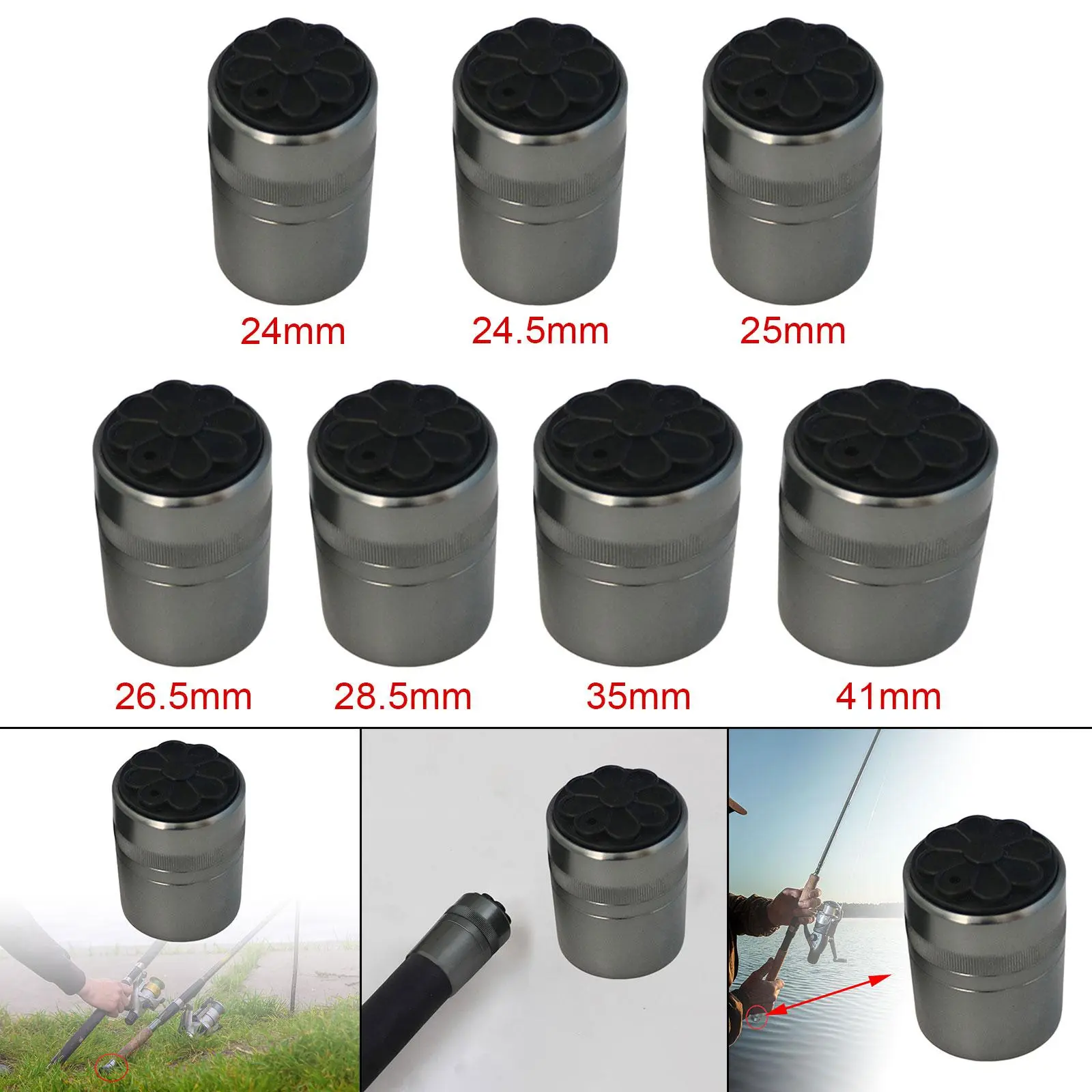 Fishing Rod Butt Cap Lightweight Protector for Building Repair Accessories