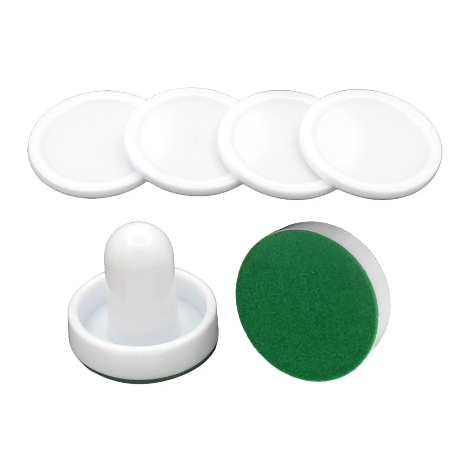 2PCS  Pushers and 4PCS Pucks Game Tables Goalies Equipment Accessories