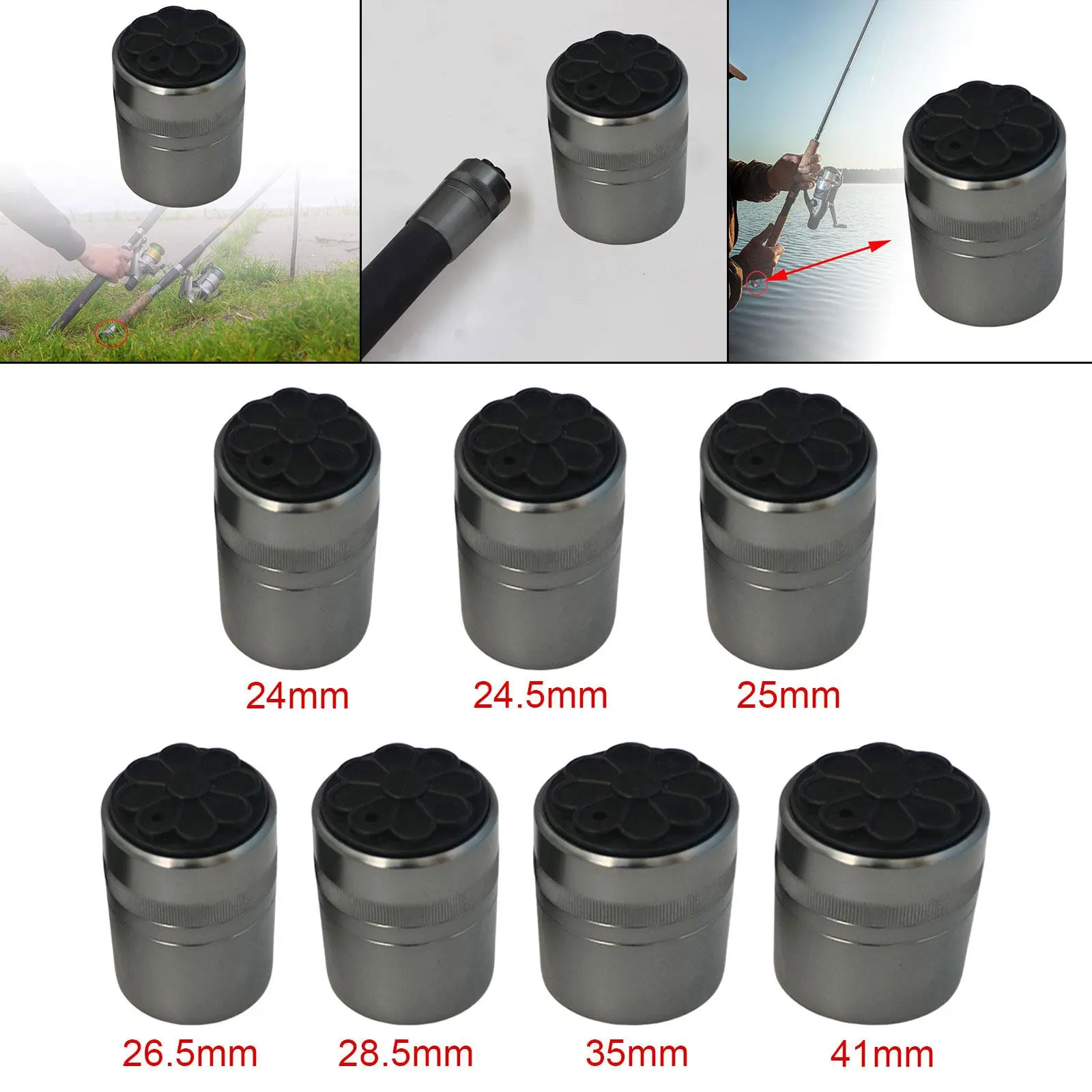 Fishing Rod Butt Cap Lightweight Protector for Building Repair Accessories