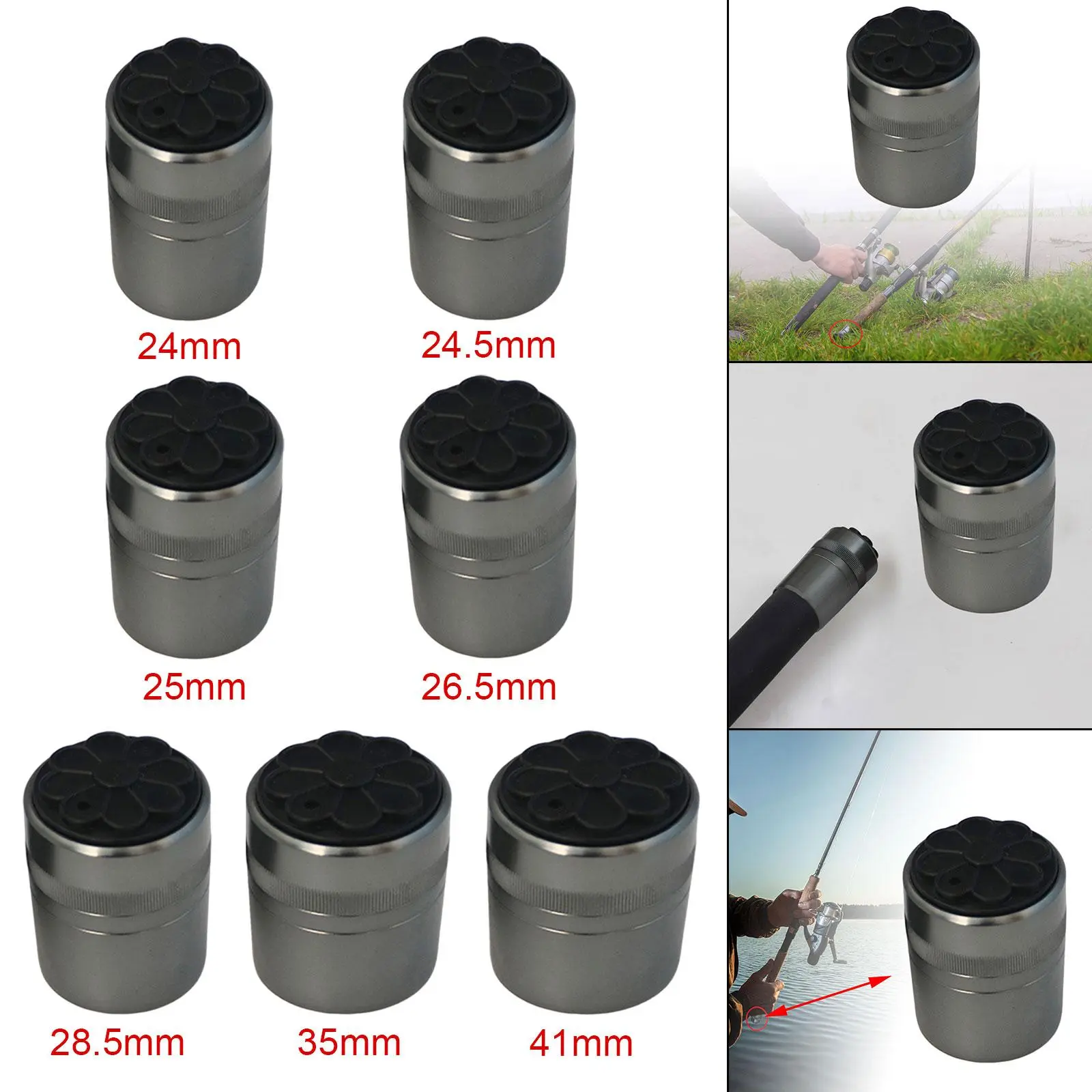 Fishing Rod Butt Cap Lightweight Protector for Building Repair Accessories