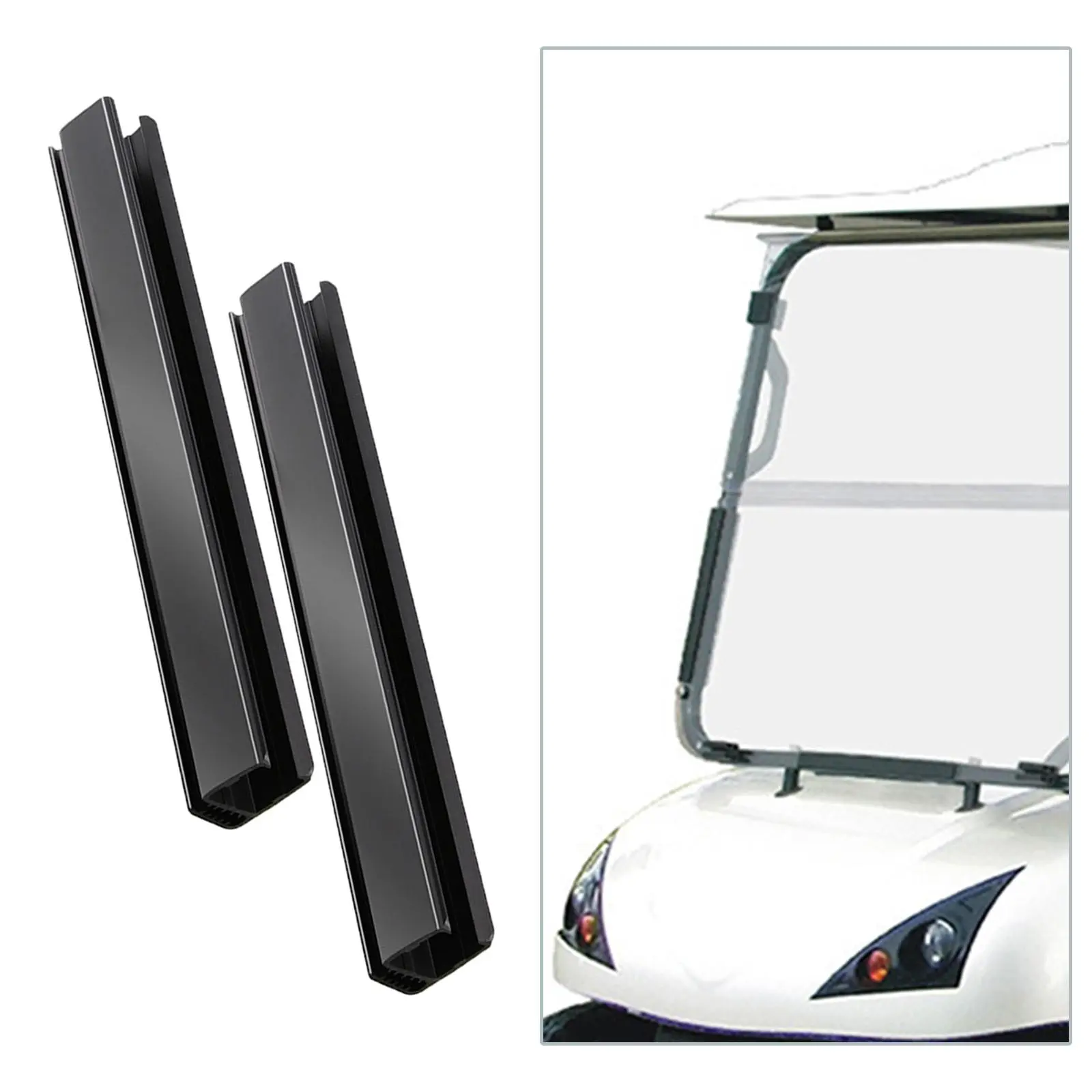 2Pcs 32 cm Golf Cart Windshield Sash Clips for Precedent Holder Club Car