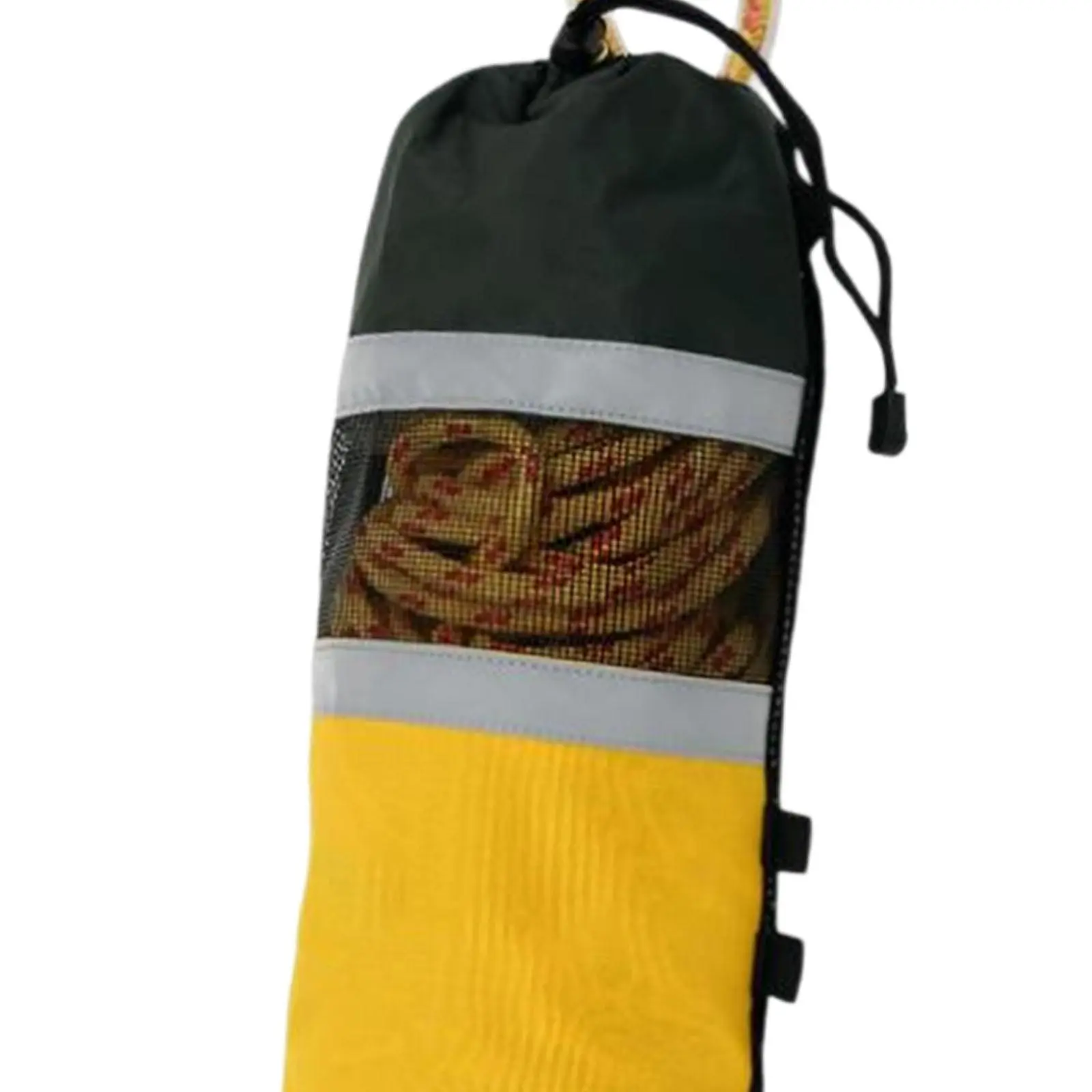 15M Throw Bag with Rope Water Rescue Throw Bag for Kayak Yacht Sailing Buoyant Emergency Safety Rope for Swimming Activities