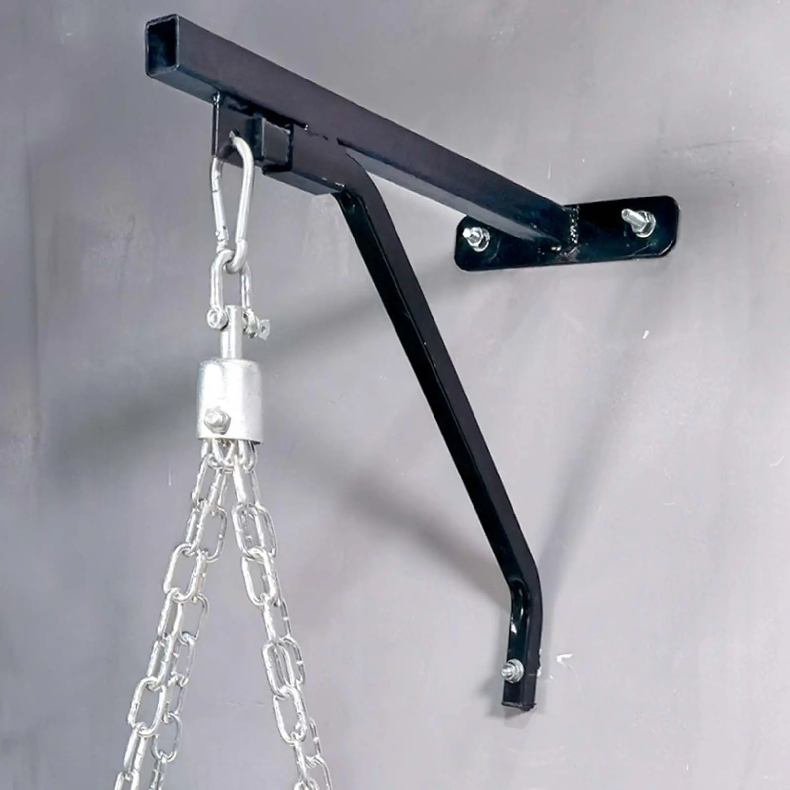 Wall Mount Heavy Bag Hanger Rack Punching Bag Bracket for Home Taekwondo Gym Steel Pipe Wall Mount Training Fitness Accessory