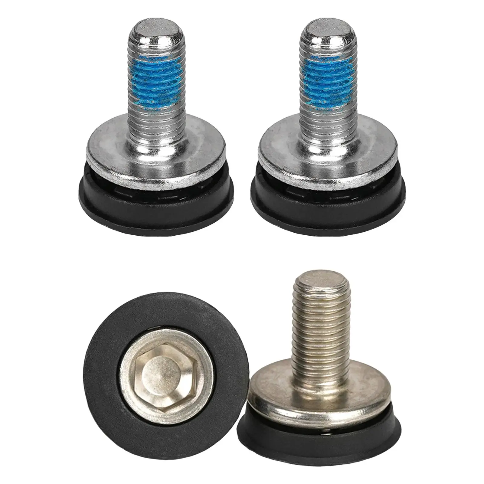 2Pcs Bike Hex Crank Arm Fixing Bolts, Replacement, Portable, Cycling Components Spare Parts 8mm Practical Bicycle Crank Screw
