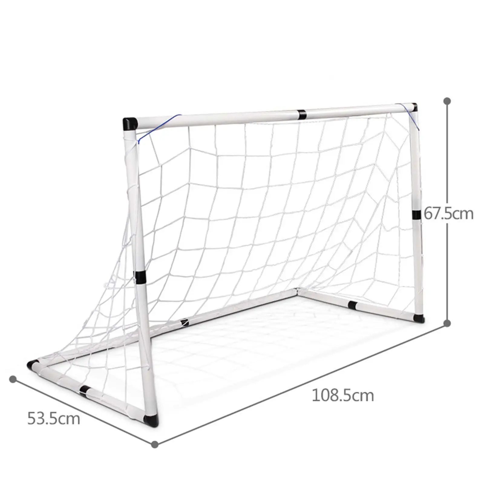 Kids Soccer Goals Set Foldable Football Training Goal Net for Backyard Playground & Indoor Use Portable Sports Equipment