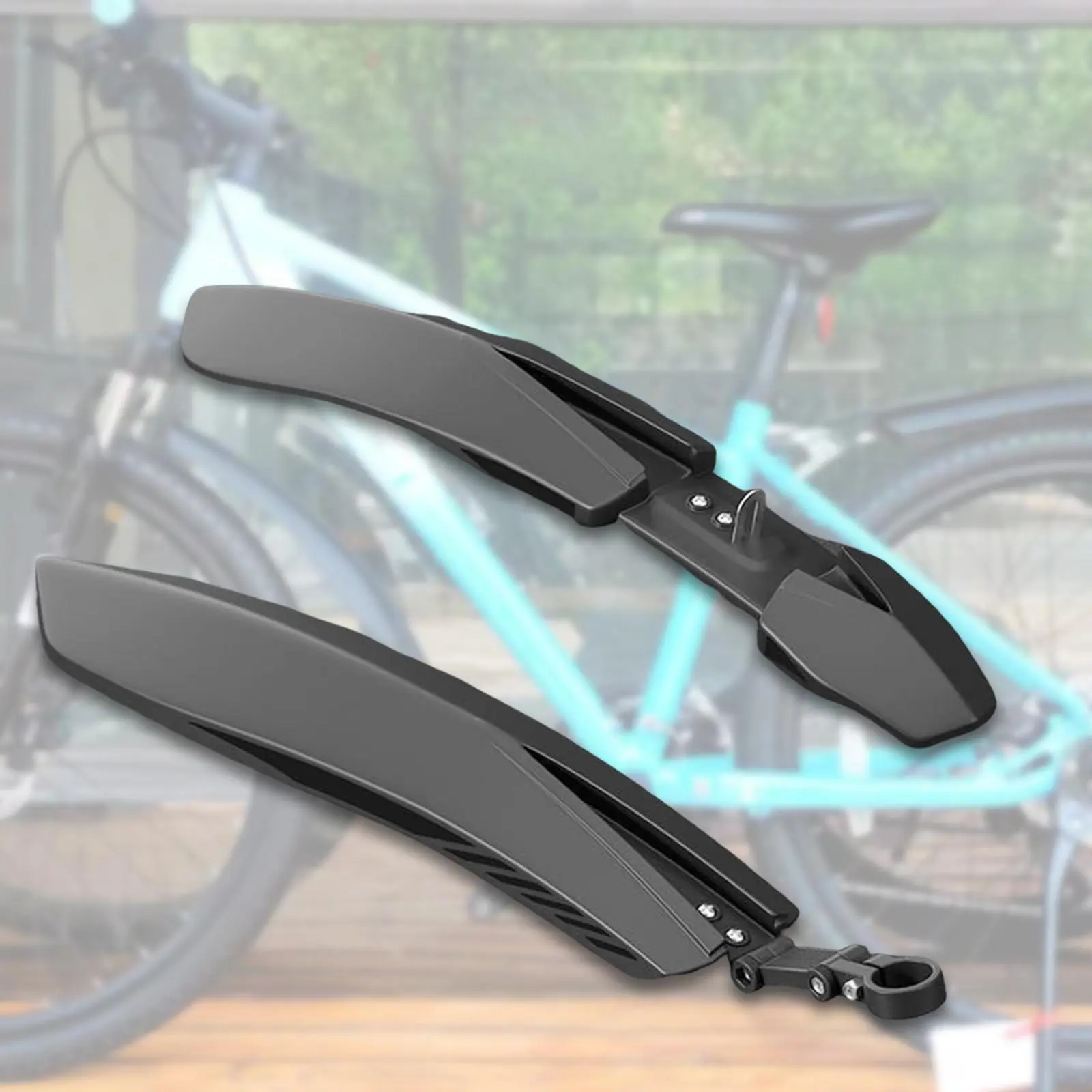 Bike Front Rear Fenders Universal Repair Replacement Thicken Easy to Install Bike Mudguards for Mountain Bikes 24-26-27.5 Inches