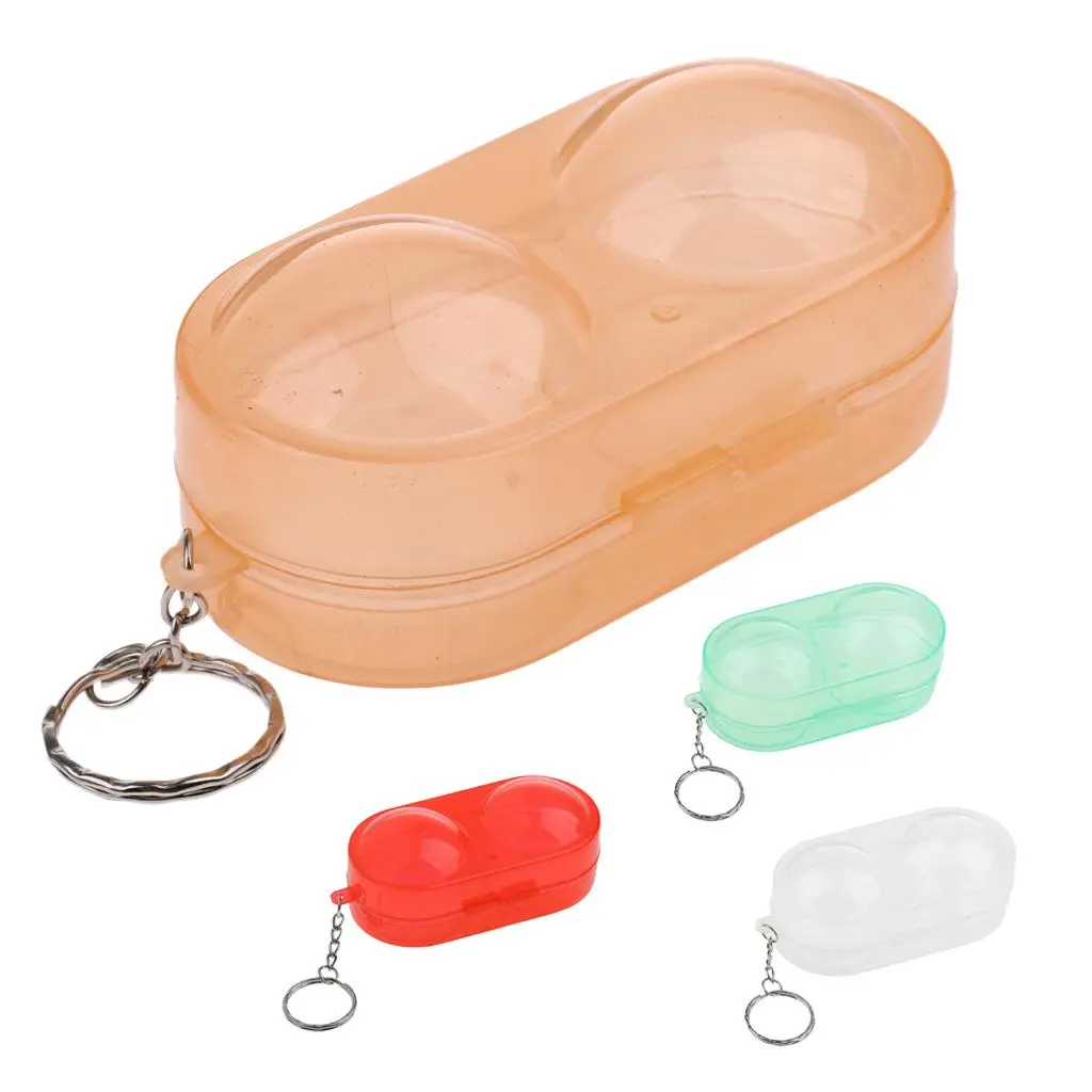 MagiDeal High Quality Plastic Table Tennis Ball Container Box Pong Ball Storage Carry Case Hold up to 2 Balls 4 Colors