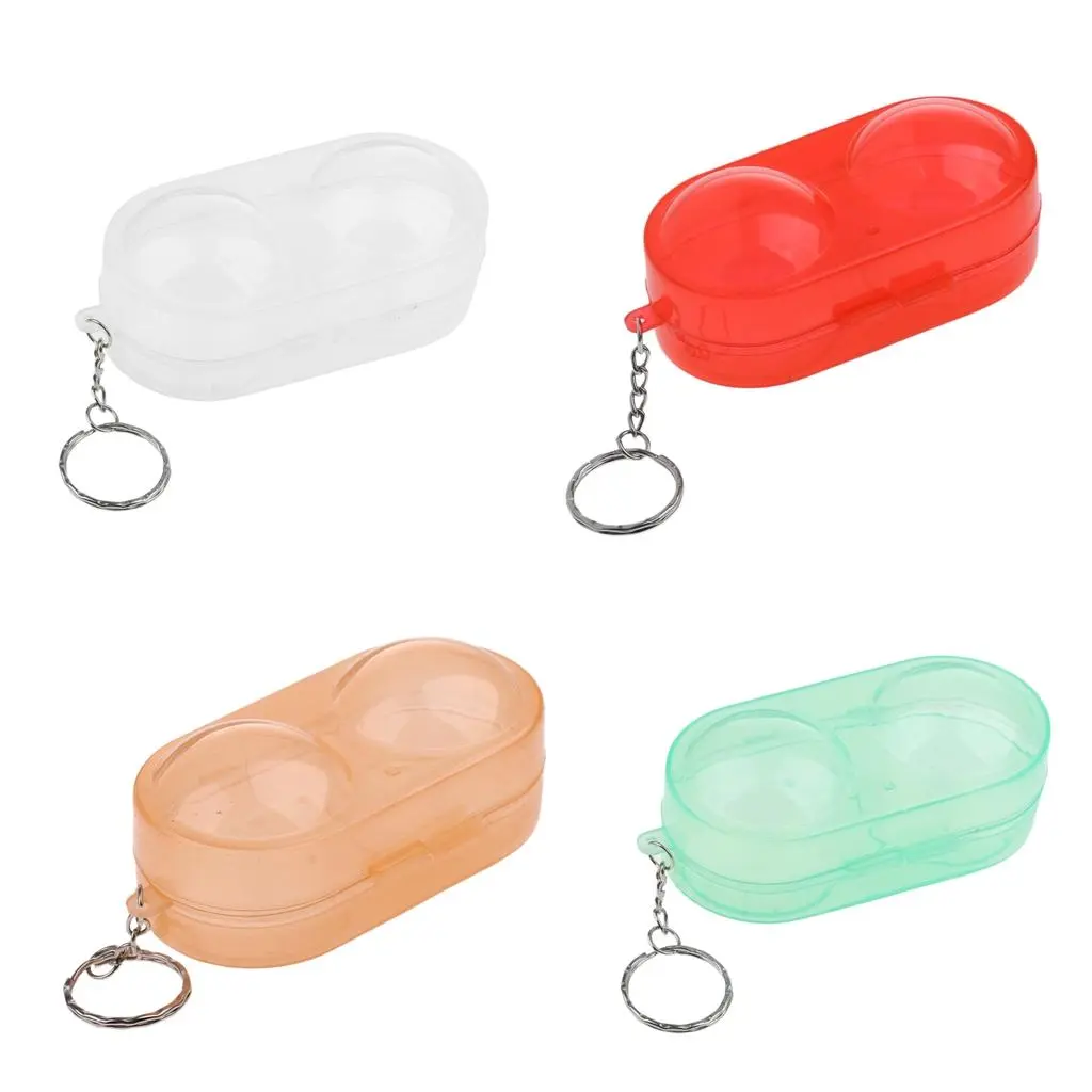 MagiDeal High Quality Plastic Table Tennis Ball Container Box Pong Ball Storage Carry Case Hold up to 2 Balls 4 Colors