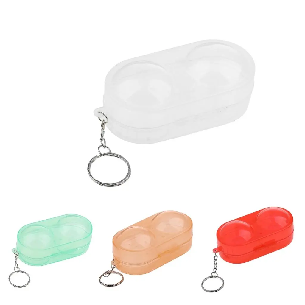 MagiDeal High Quality Plastic Table Tennis Ball Container Box Pong Ball Storage Carry Case Hold up to 2 Balls 4 Colors