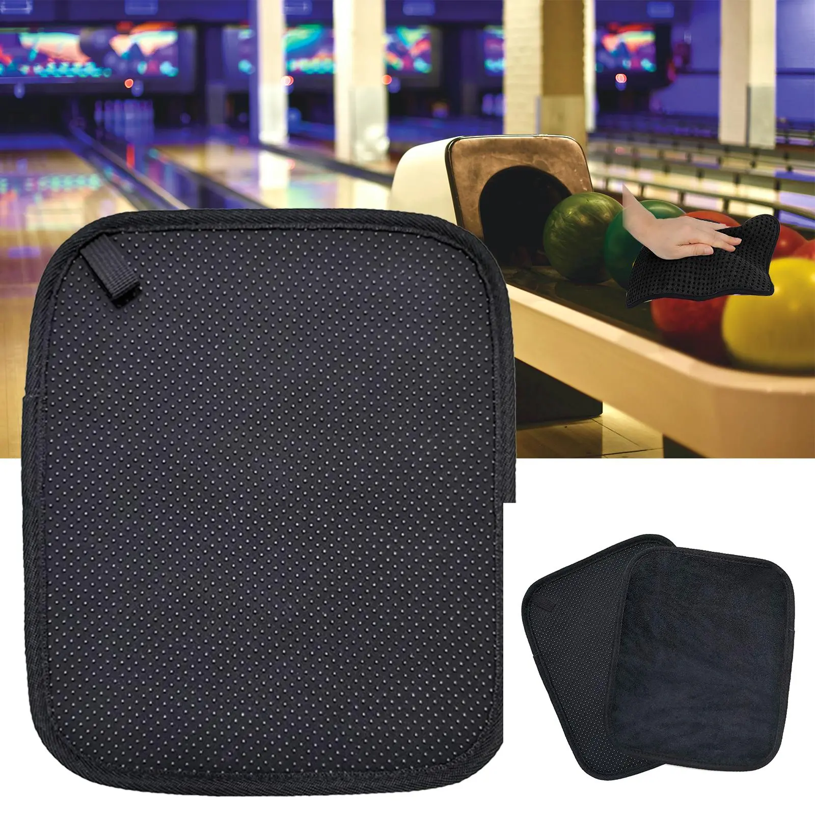 Bowling Ball Towel Ball Polisher Microfiber Bowling Towels 20.5cmx25.5cm Bowling Ball Cleaning Bowling Accessories