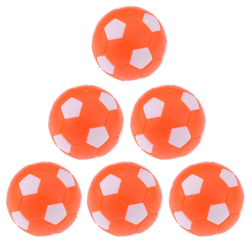 6 Pieces of Table Soccer Football Soccer Balls Made of