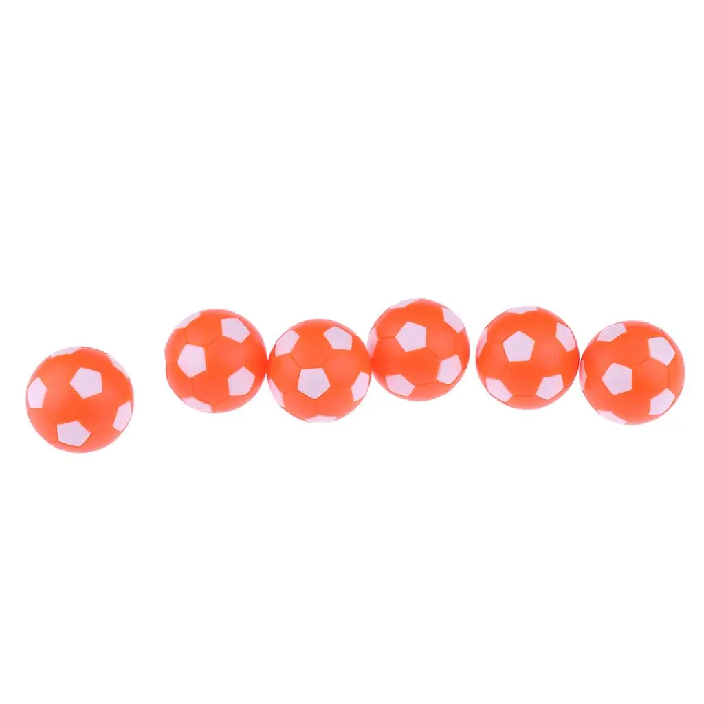 6 Pieces of Table Soccer Football Soccer Balls Made of