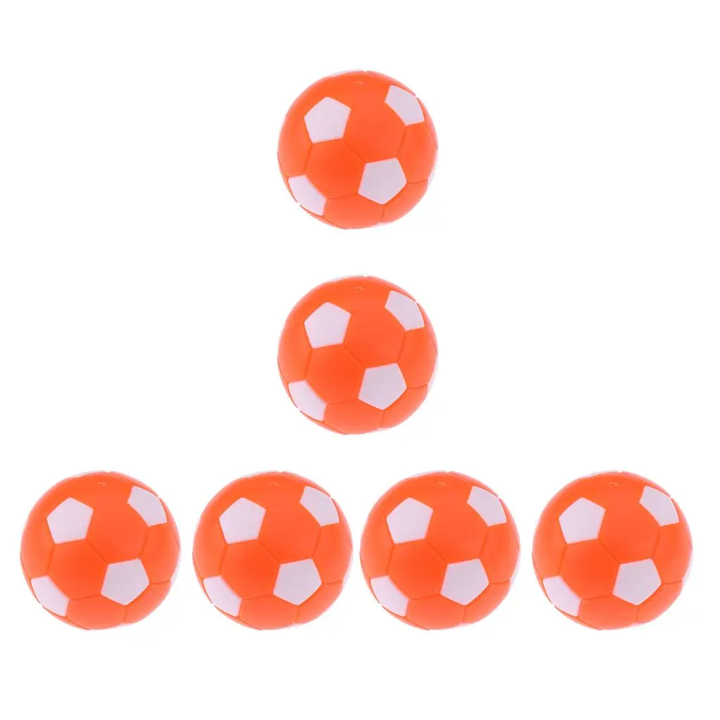 6 Pieces of Table Soccer Football Soccer Balls Made of