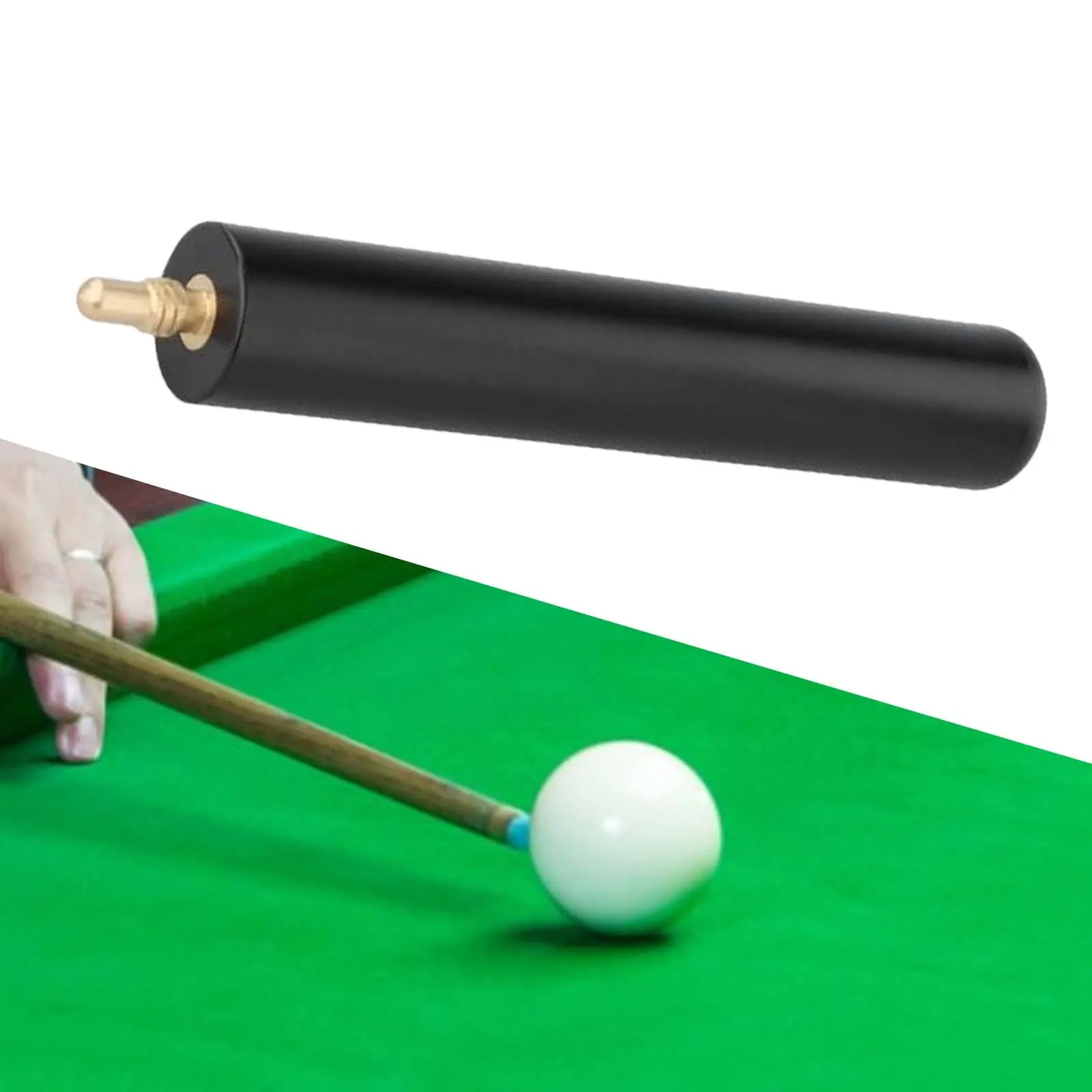 Cue Stick Extender 6inch Billiards Pool Cue Extension for Billiard Cues