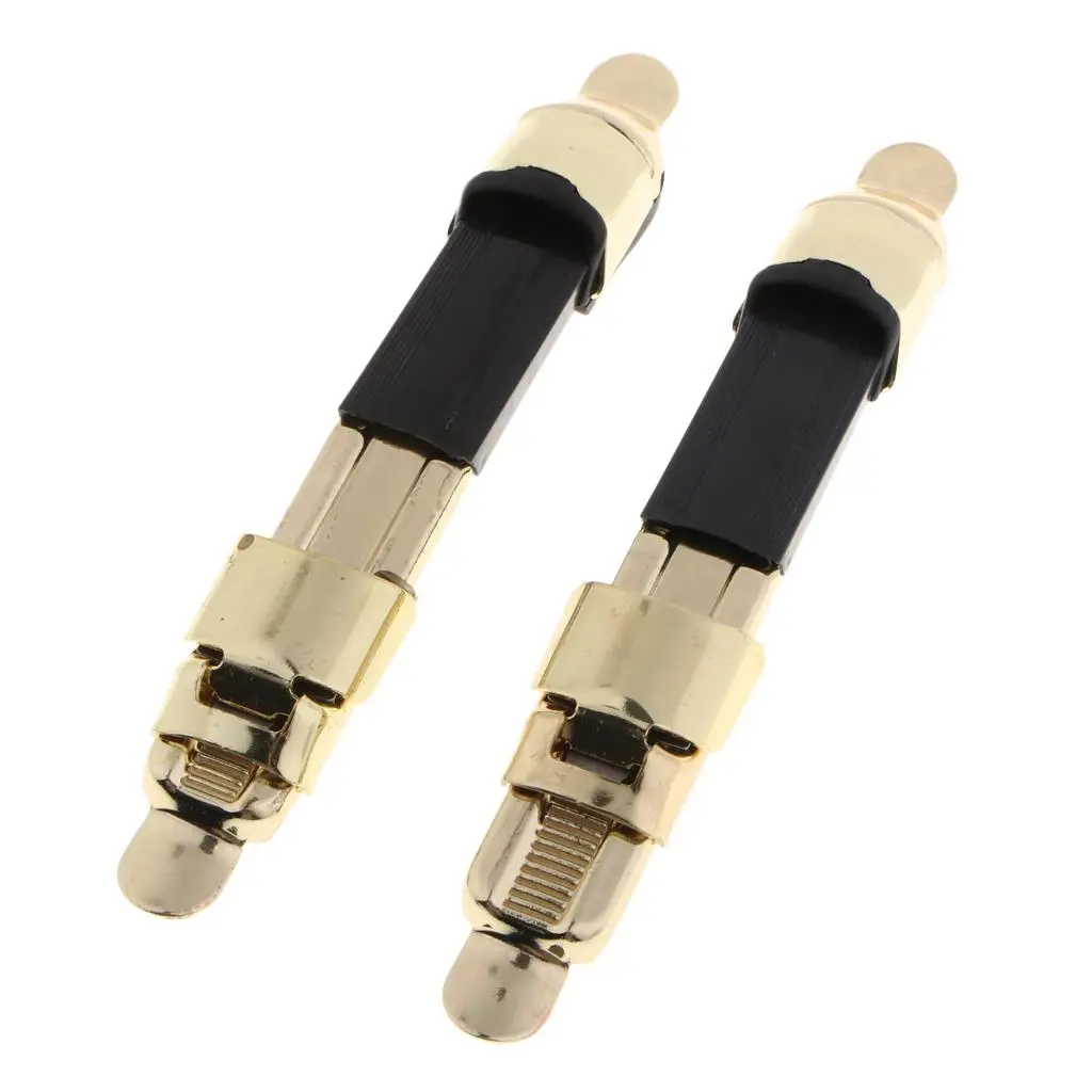 MagiDeal 2pcs Metal Fishing Reel Seat Fishing Rod Clip Pole Fitted Deck Stainless Steel Fishing Reel Seat DIY Accessories
