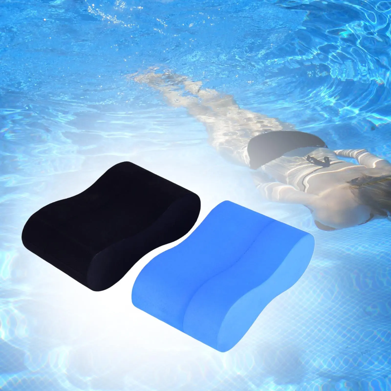 Pull Buoy Comfortable Pool Training Aid Kick Board for Children Adults Competitive Swimmer Beginner Men Women Aquatic Fitness