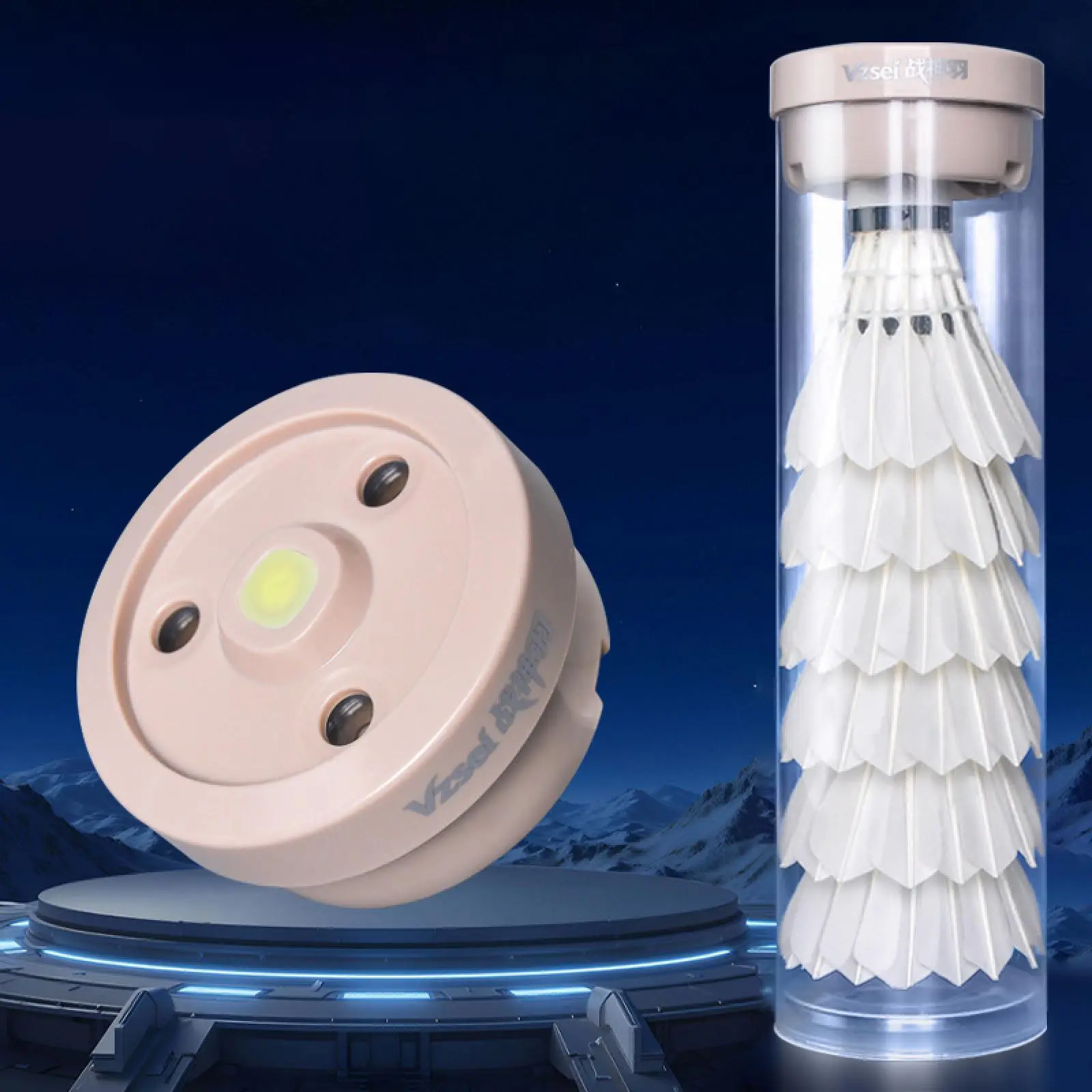 Feather Shuttlecock Humidifier for Badminton Portable Ball Steamer & Moisturizer Keeps Feathers Hydrated Ideal for Training Spor