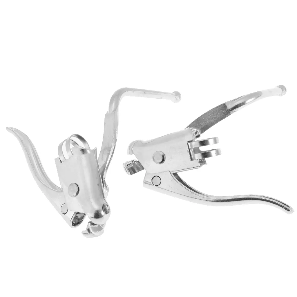 1 Pair Road Bike Drop Bar Brake Levers Racing Bicycle Dual Control Handbrake Highway Racing Bend Handle Bar End Brake Lever