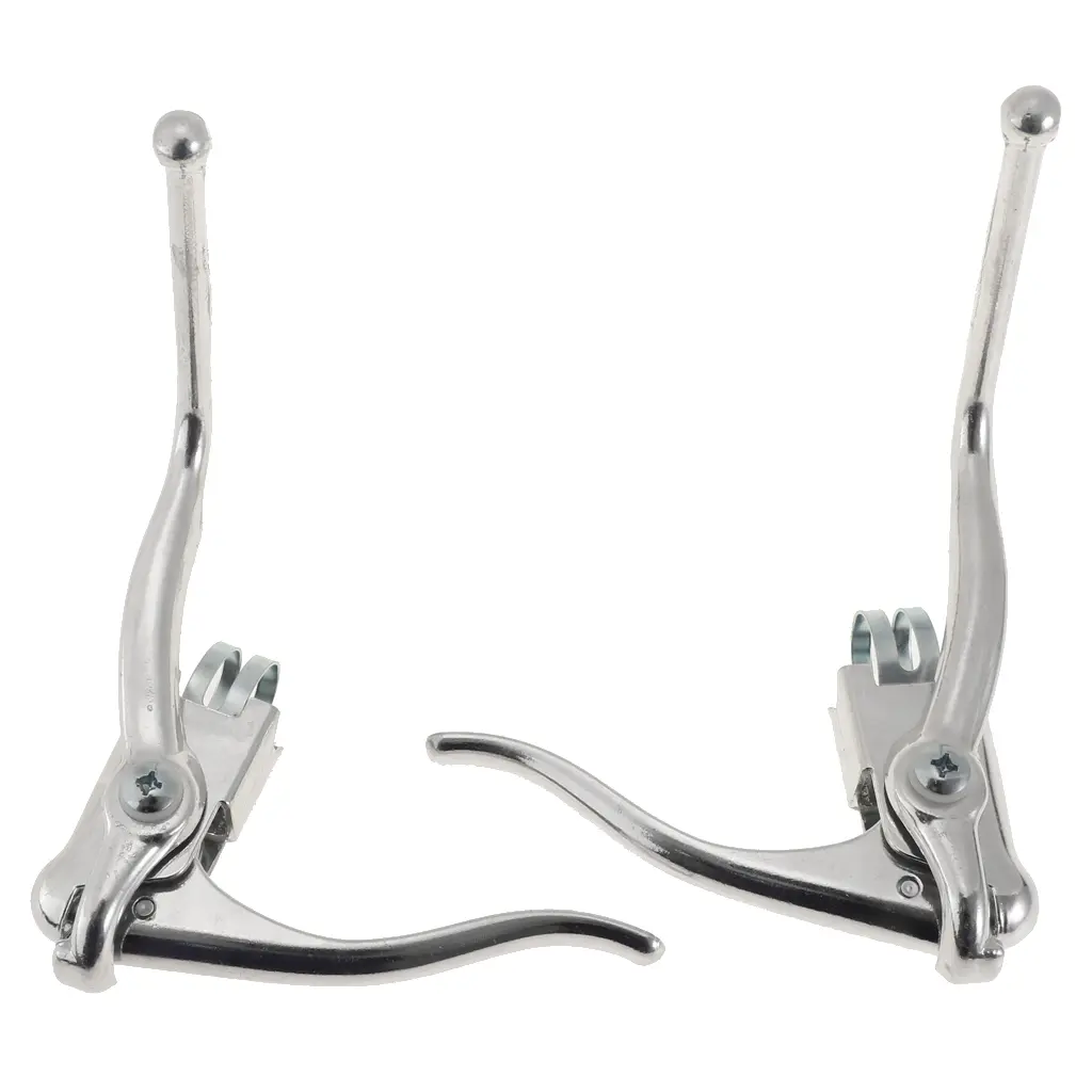 1 Pair Road Bike Drop Bar Brake Levers Racing Bicycle Dual Control Handbrake Highway Racing Bend Handle Bar End Brake Lever