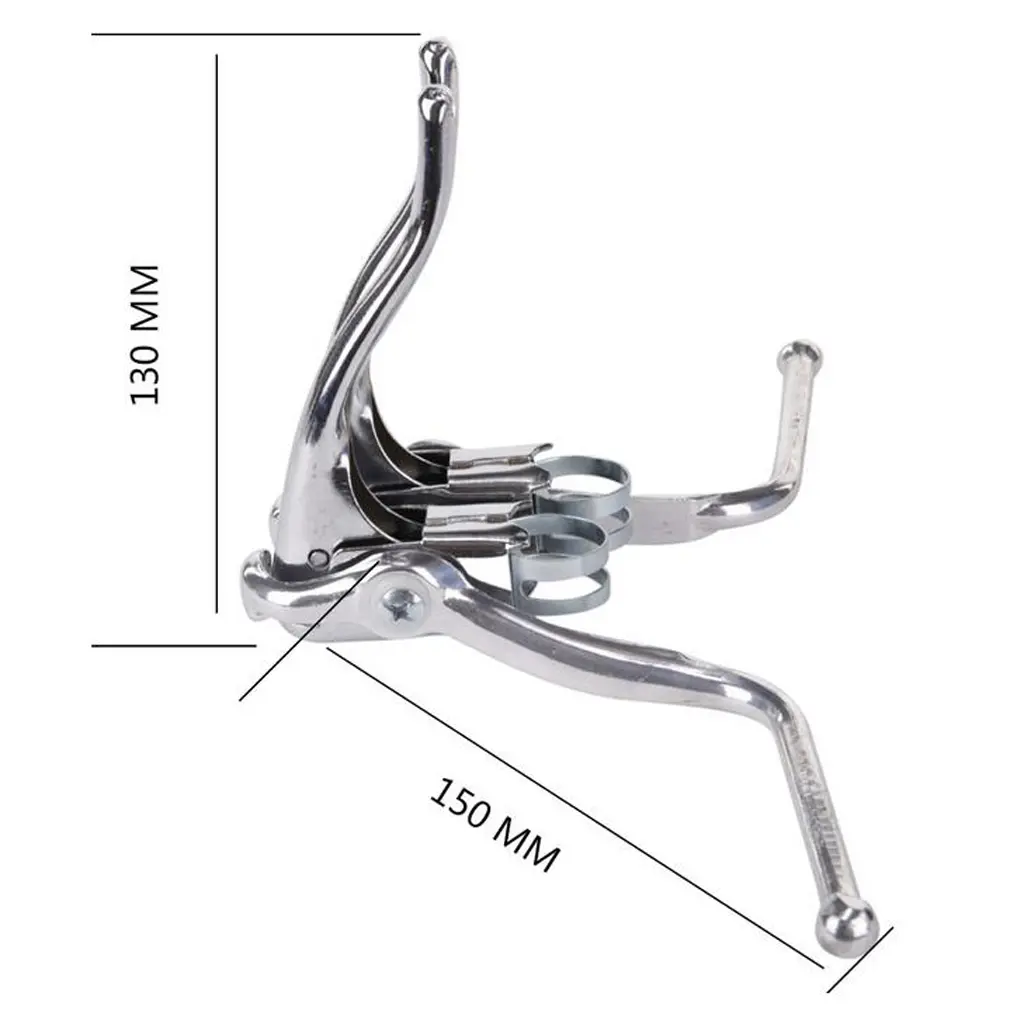 1 Pair Road Bike Drop Bar Brake Levers Racing Bicycle Dual Control Handbrake Highway Racing Bend Handle Bar End Brake Lever