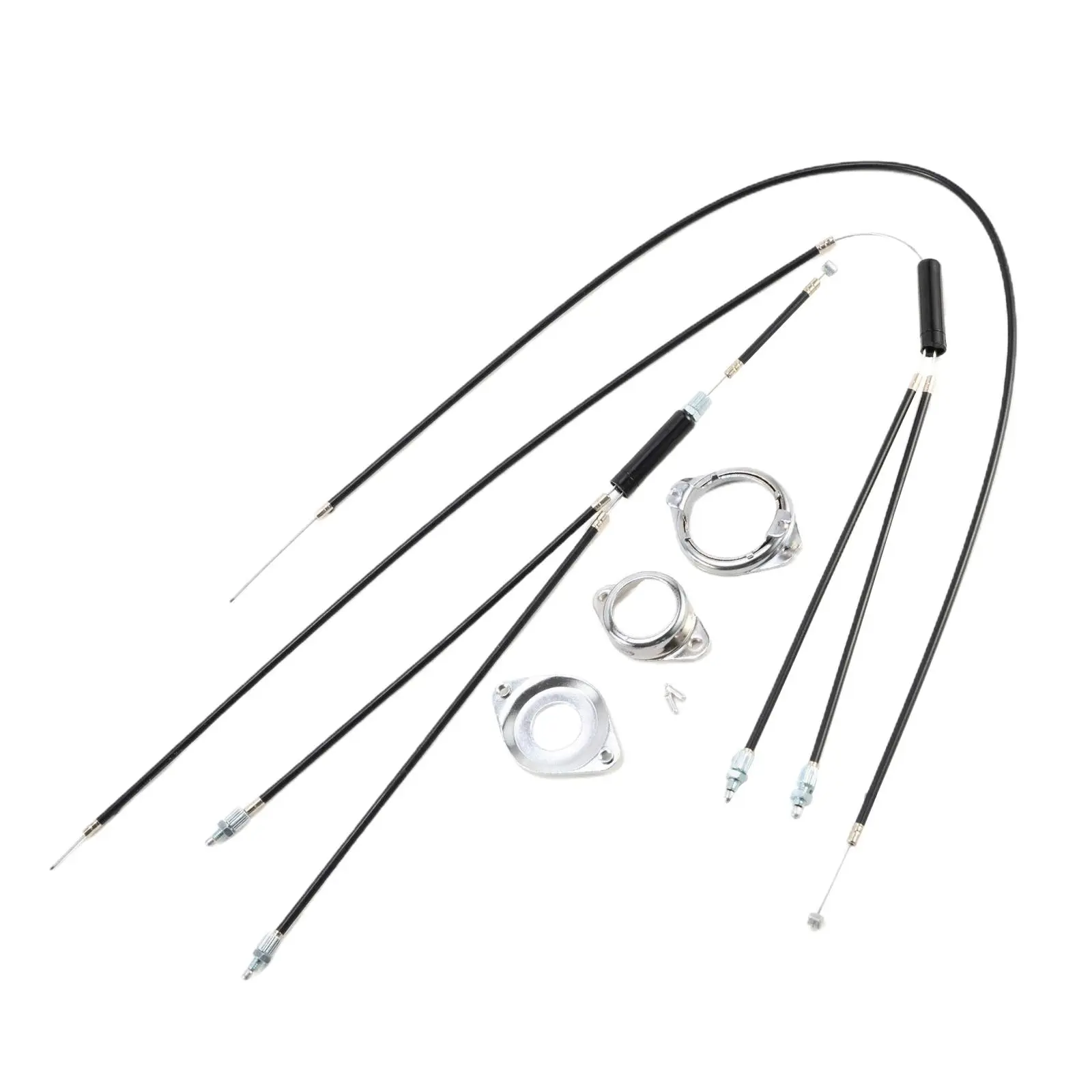 Professional Detangler Brake Cable Kit with Rotor High-Performance Mechanical Brake System for Freestyle & Street Riding