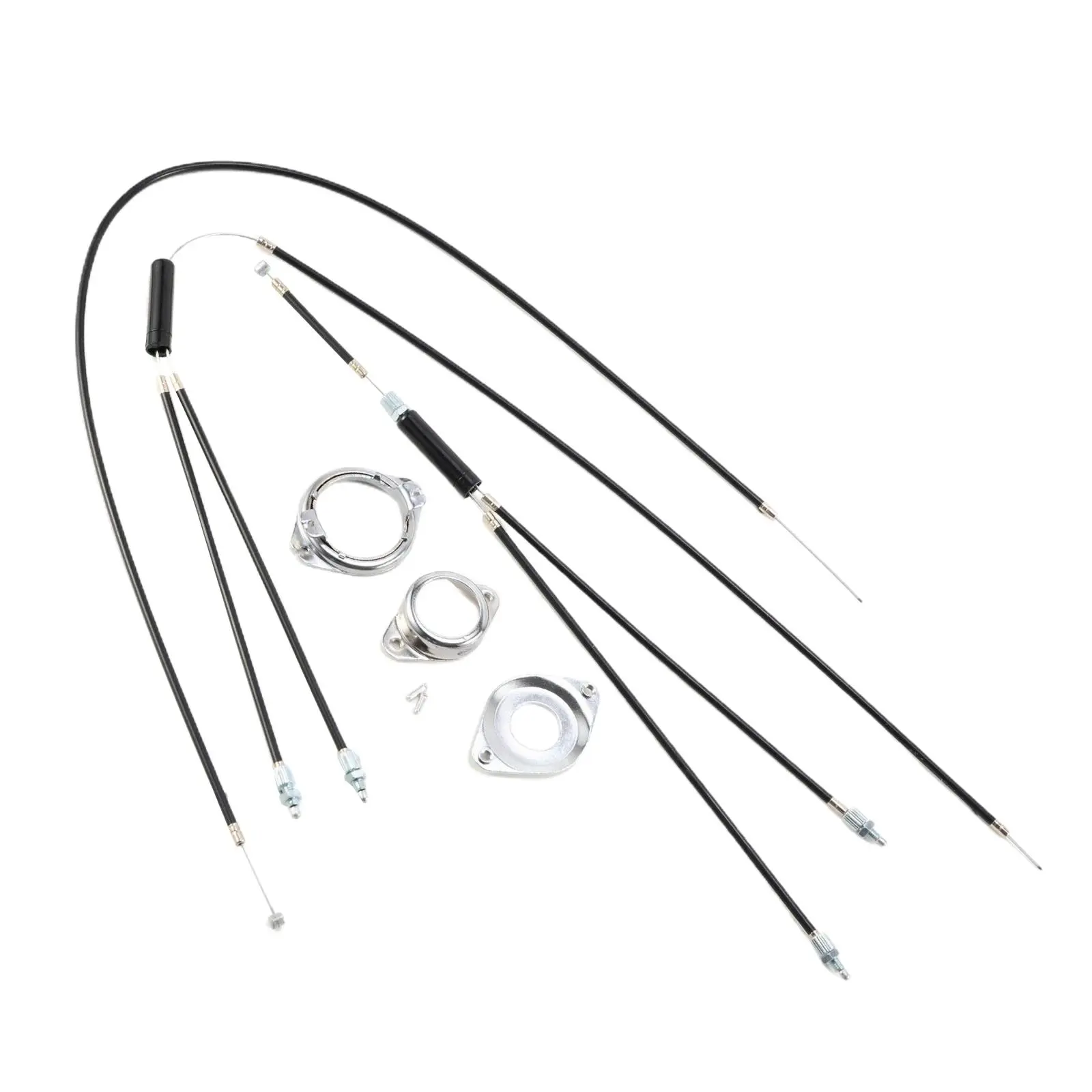 Professional Detangler Brake Cable Kit with Rotor High-Performance Mechanical Brake System for Freestyle & Street Riding