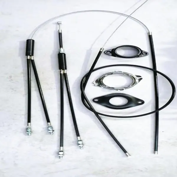 Professional Detangler Brake Cable Kit with Rotor High-Performance Mechanical Brake System for Freestyle & Street Riding