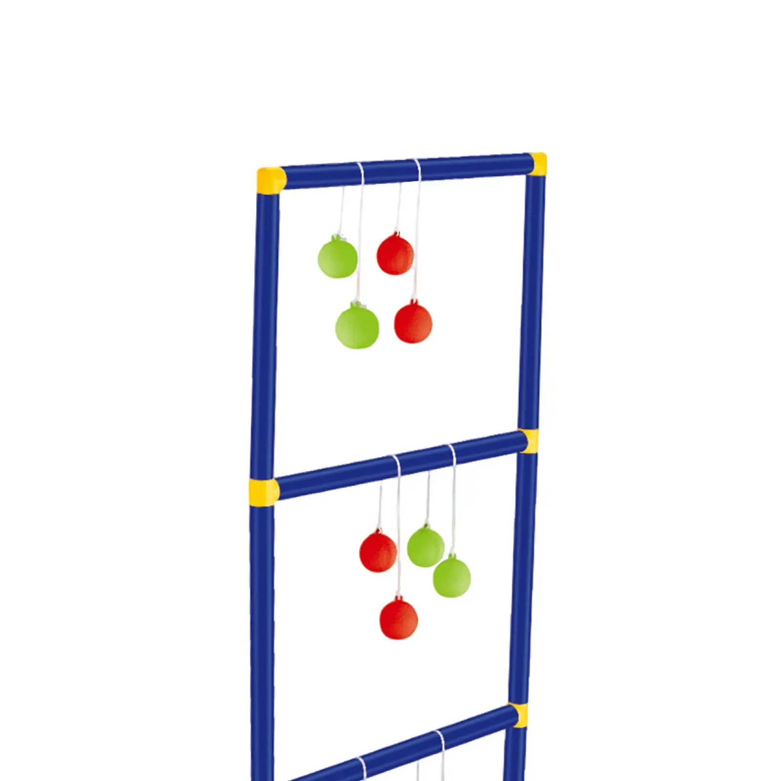 Ladder Ball Toss Game Set for Lawn Backyard Family Interactive Game Children's Ladder Golf Stand Portable Indoor Outdoor Sports