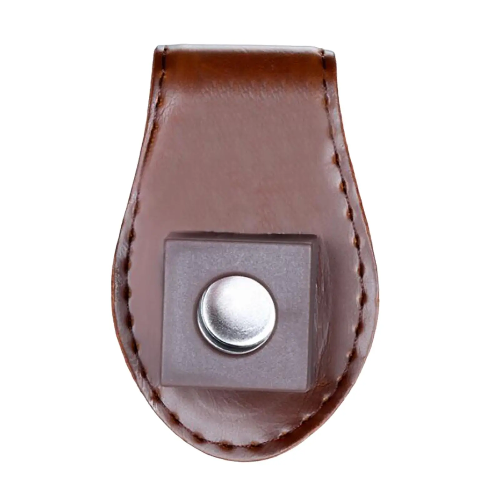 Billiard Pool  Chalk Holder Chalk Clip Pool Billiards Snooker Leather Belt Clip Chalk Case