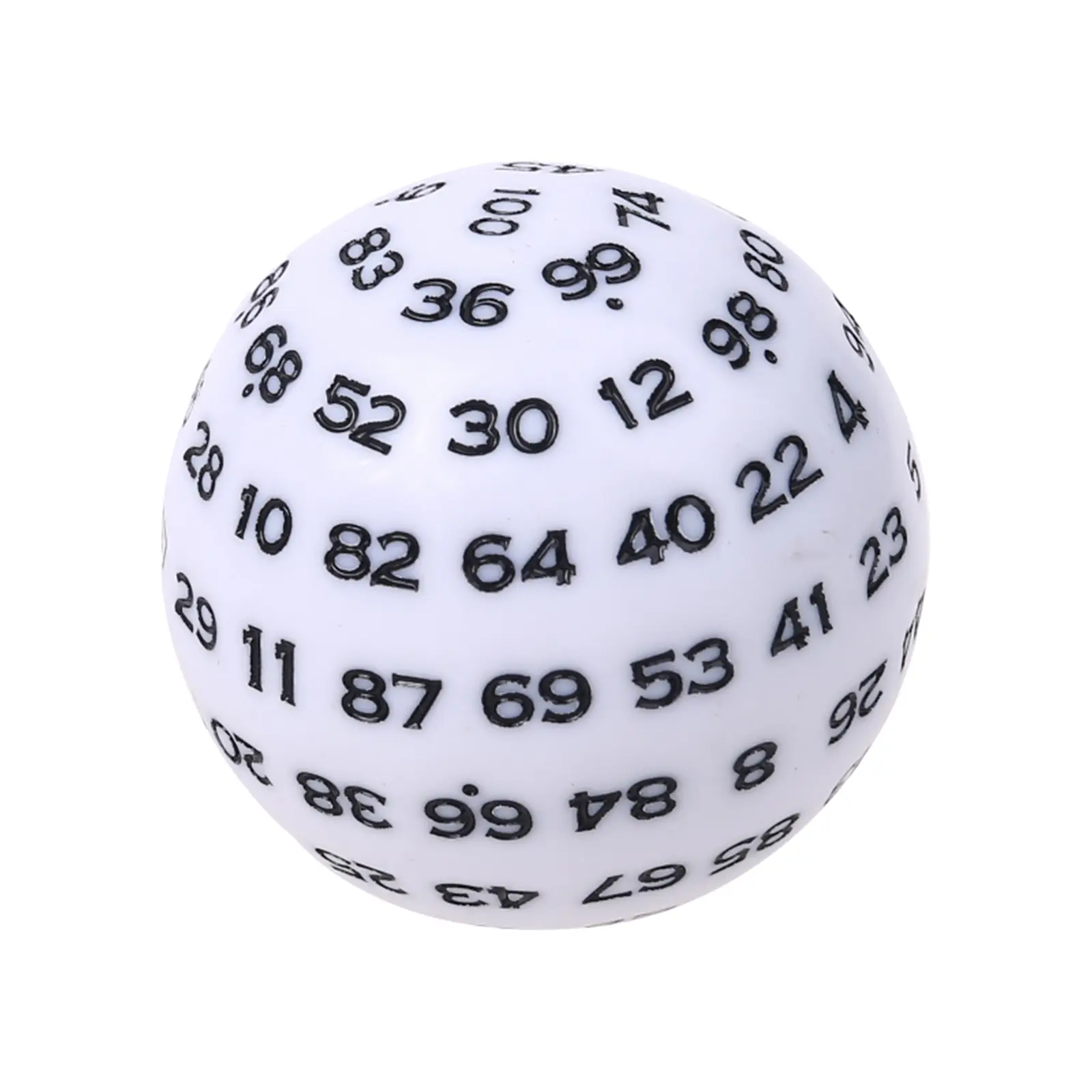  100 Sided Polyhedral Dice D100 Multi Sided Acrylic Dices Role Playing Game Accessies for Table Board Game Bar Club Tabletop Gam