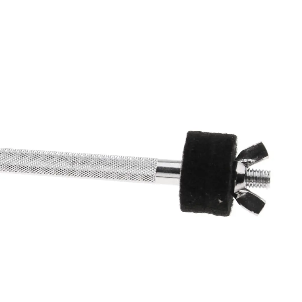 Heavy Duty Metal Z-Shape Cymbal Boom Arm Stand Adjustable Drum Rod Replacement Part for Drum Set Durable Stable Cymbal Holder