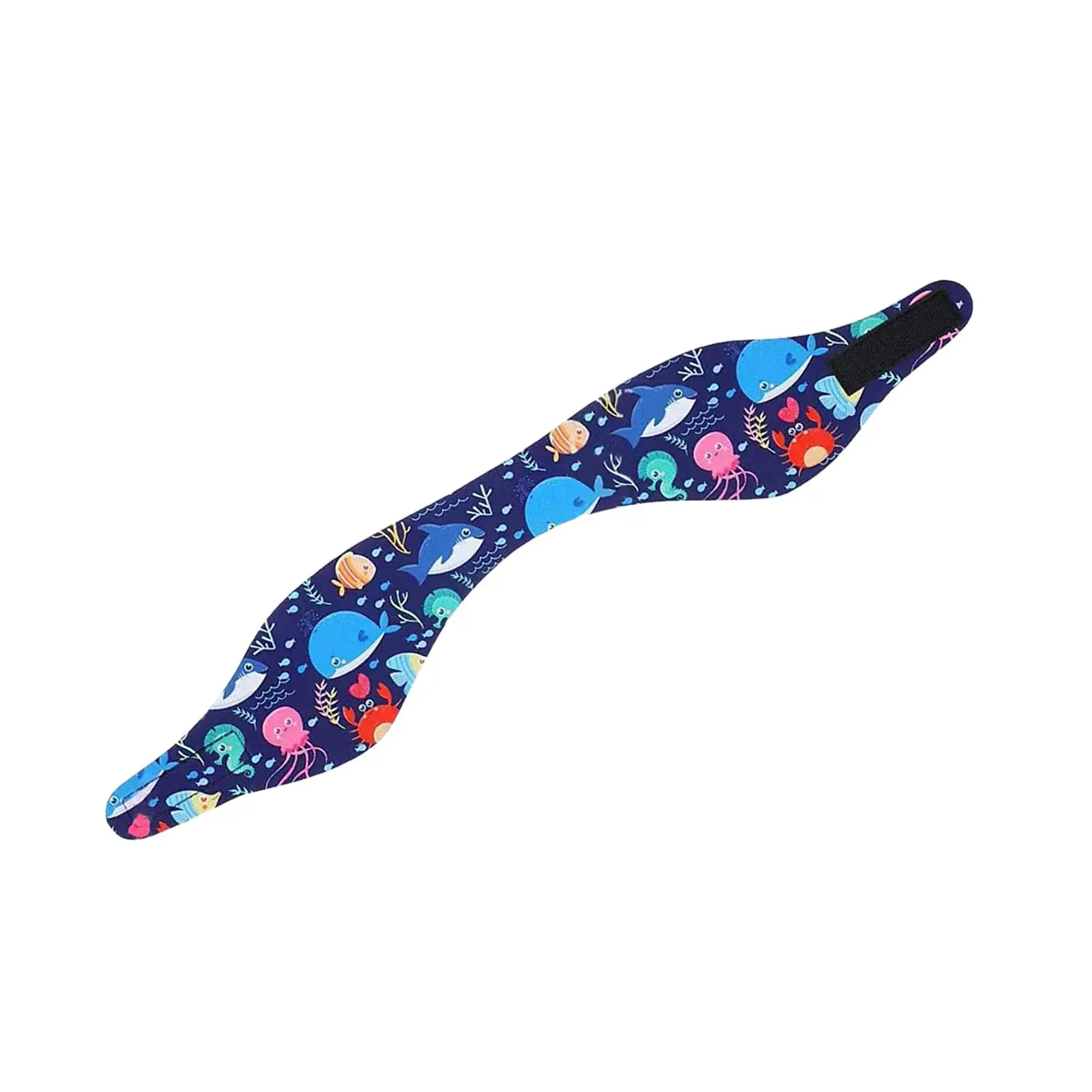 Kids Swim Headband Cute Neoprene Ear Protection Band Waterproof Hair Guard for Swimming Bath & Shower Adjustable Elastic Design
