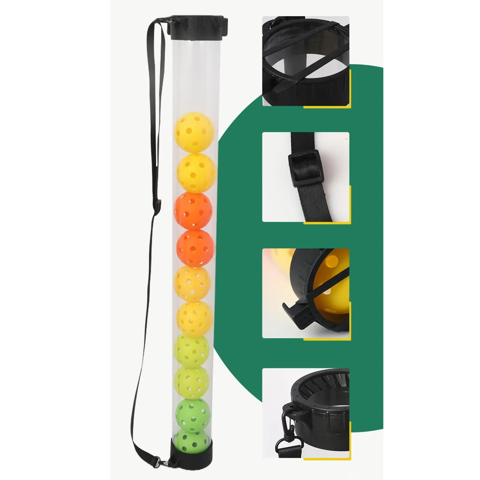 Pickleball Ball Pickup Tube Tennis Ball Retriever Tennis Ball Picker Upper Tube Pickleball Pick up Tube Tennis Ball Pickup Tool