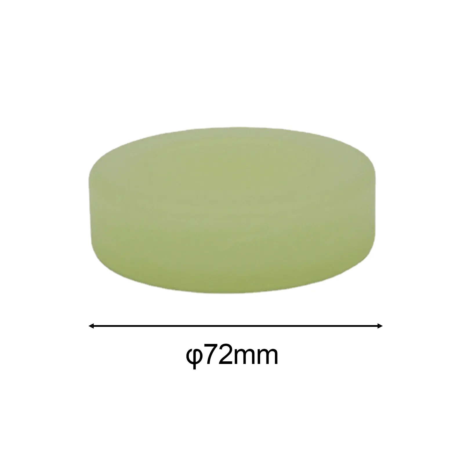 Ice Hockey Puck Glow in The Dark Outdoor Sports Diameter 2.83inch Party Puck Ice Hockey Puck Glow in The Dark Party Puck Green