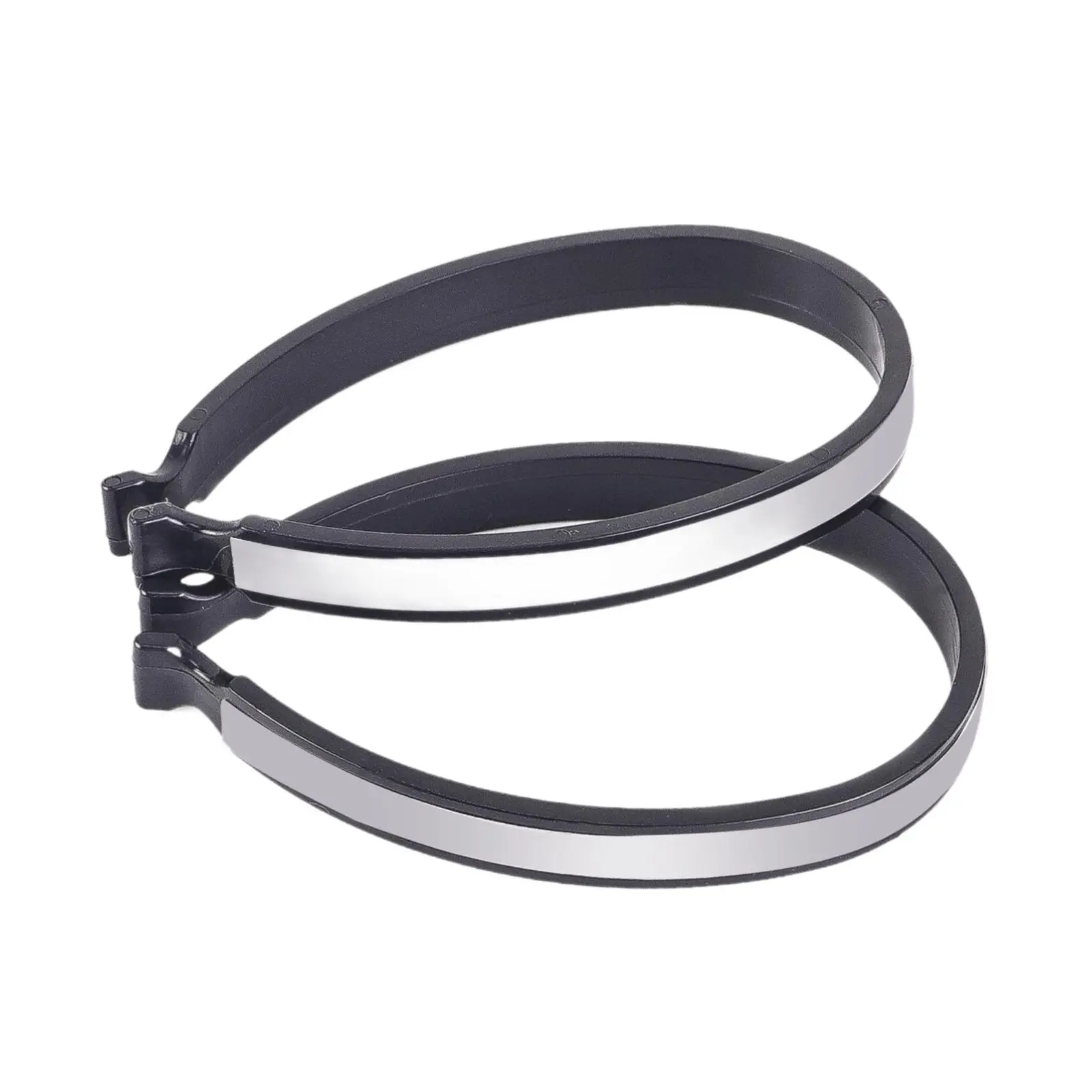 2Pcs Bicycle Pants Clips Trouser Clamps High Visibility Bicycling Accessories Biking Bike Bicycle Pant Leg Cuff Clips