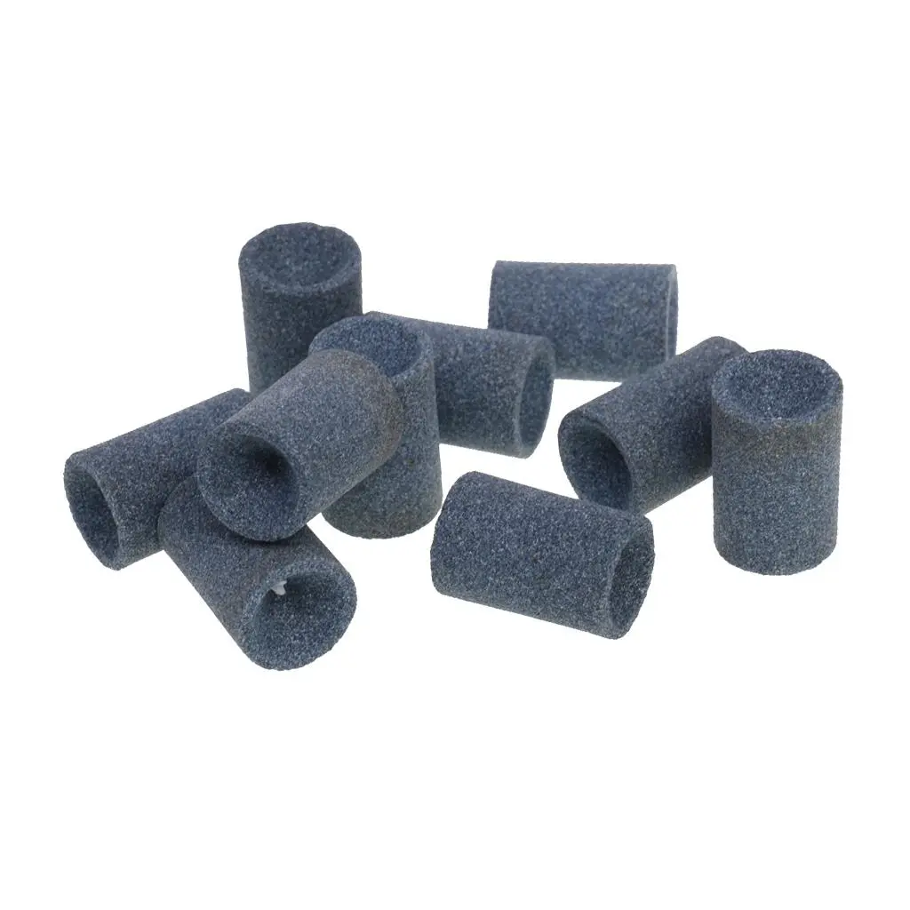 MagiDeal 10Pcs Round Professional Dart Sharpener Accessory Sand Stone Brokers for Steel Tip Point Needle Darts Sharpening Stone