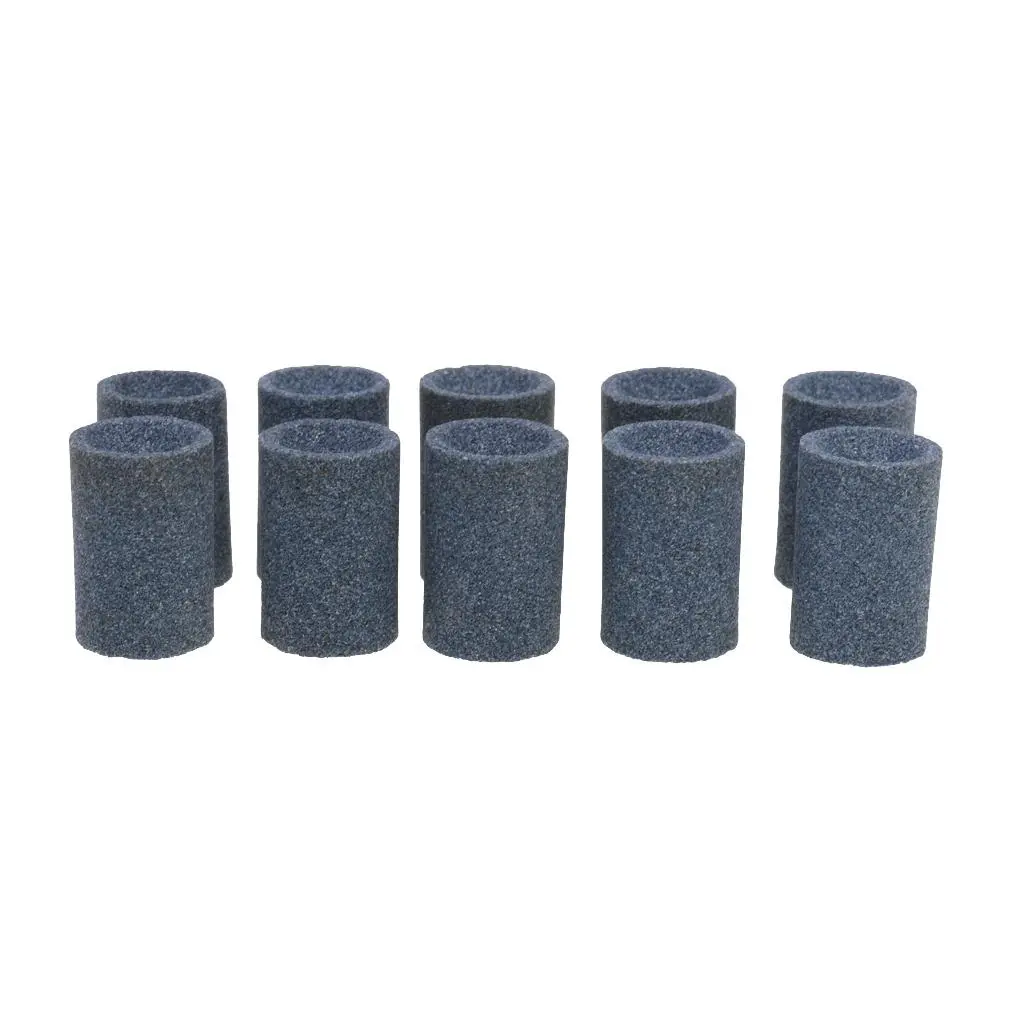 MagiDeal 10Pcs Round Professional Dart Sharpener Accessory Sand Stone Brokers for Steel Tip Point Needle Darts Sharpening Stone