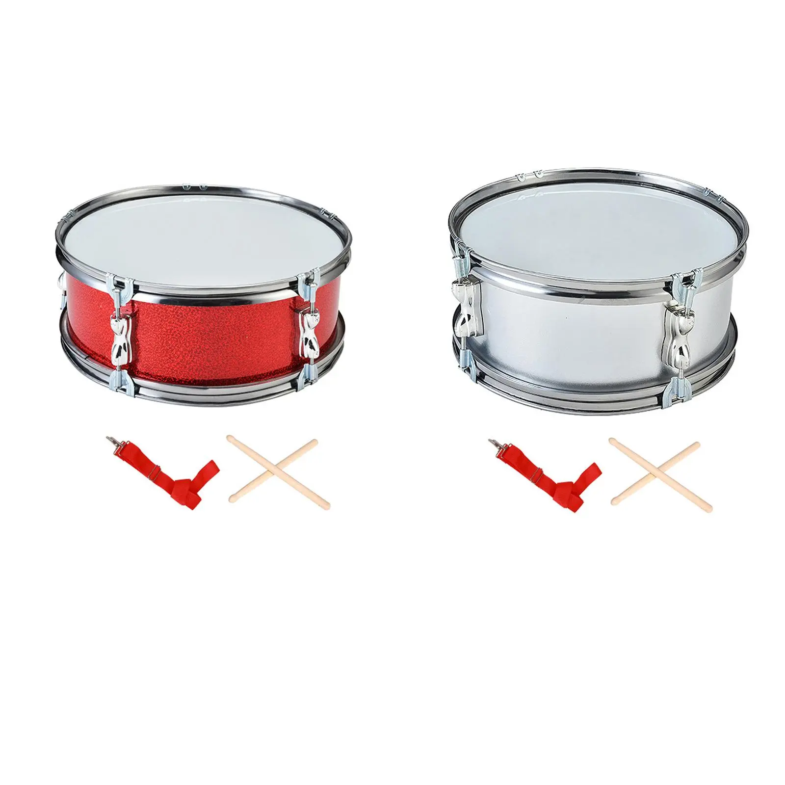 11-inch Lightweight Snare Drum with Shoulder Strap Portable Practice Drum for Kids Teens & Beginners Perfect Musical Gift