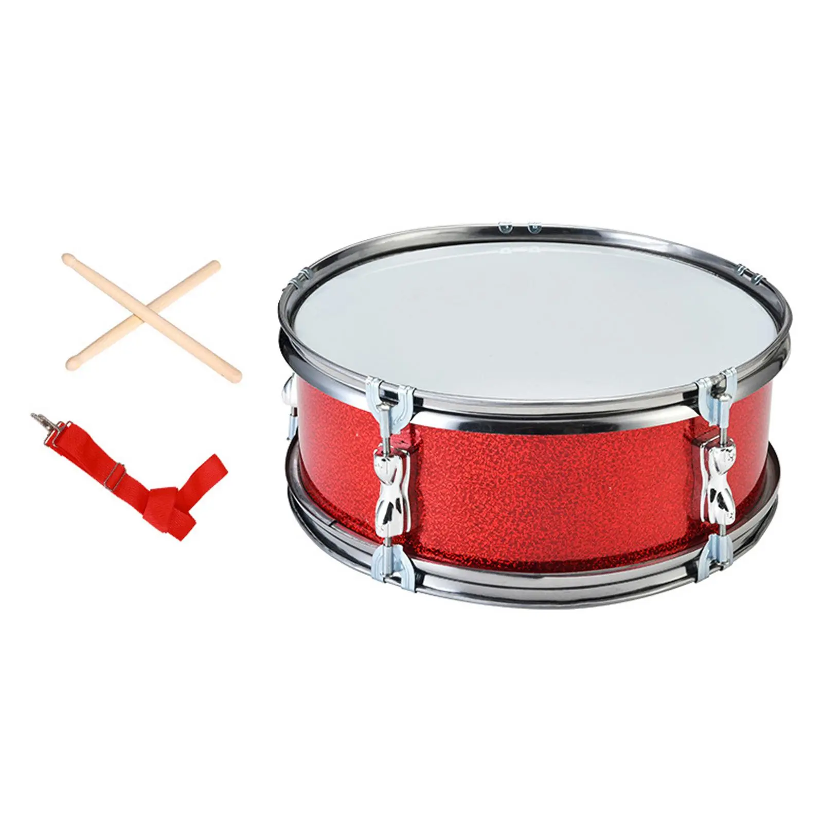 11-inch Lightweight Snare Drum with Shoulder Strap Portable Practice Drum for Kids Teens & Beginners Perfect Musical Gift