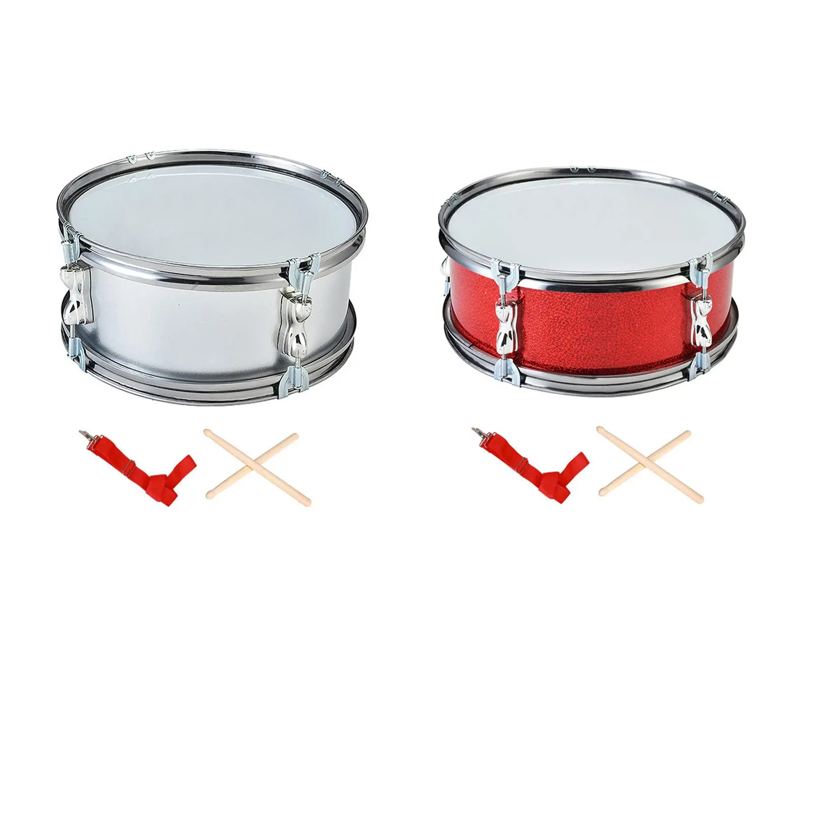 11-inch Lightweight Snare Drum with Shoulder Strap Portable Practice Drum for Kids Teens & Beginners Perfect Musical Gift