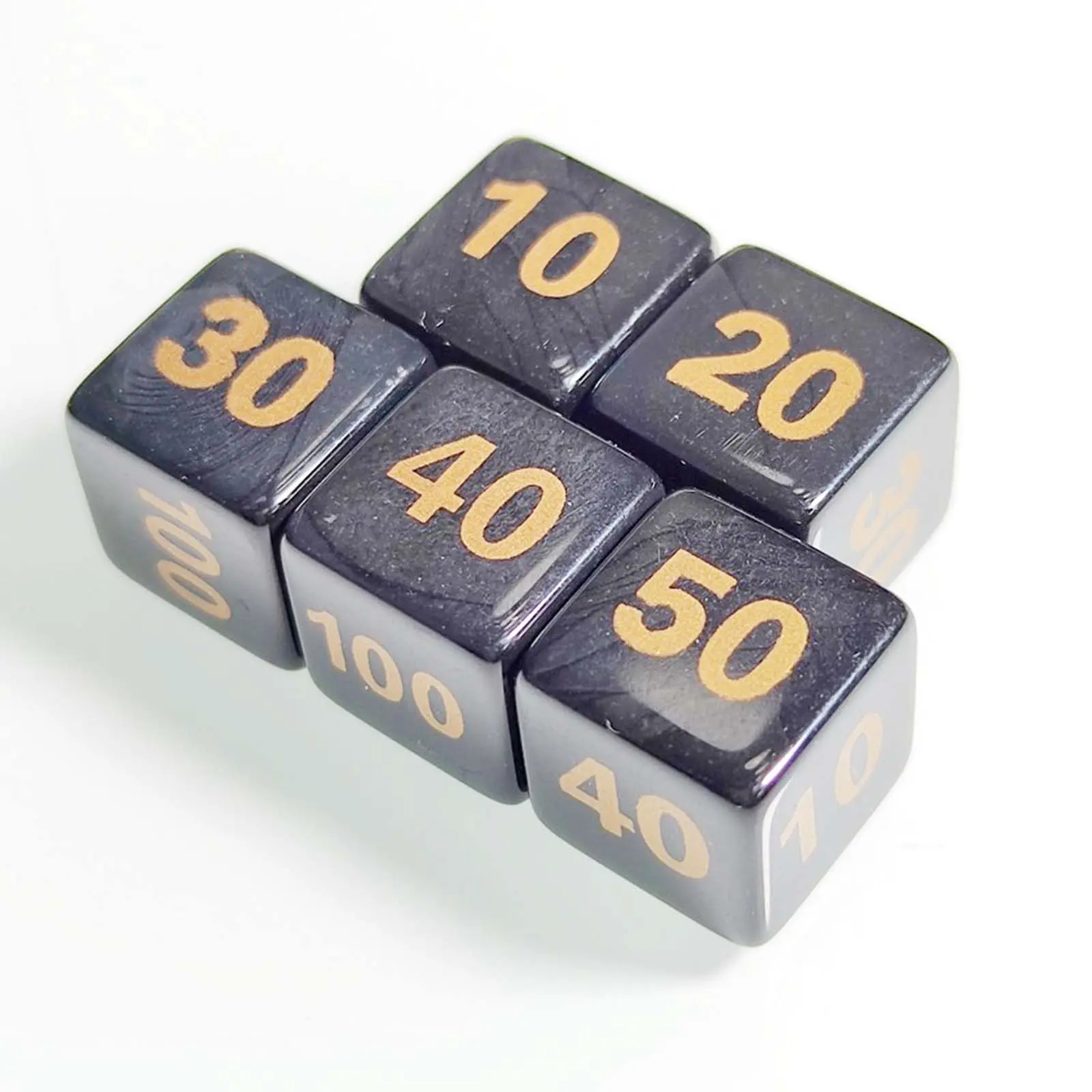 10pcs Multi Sided Game Dice Set Acrylic Dice Games 14mm for Card game Favors Math Teaching Game Table Games Entertainment