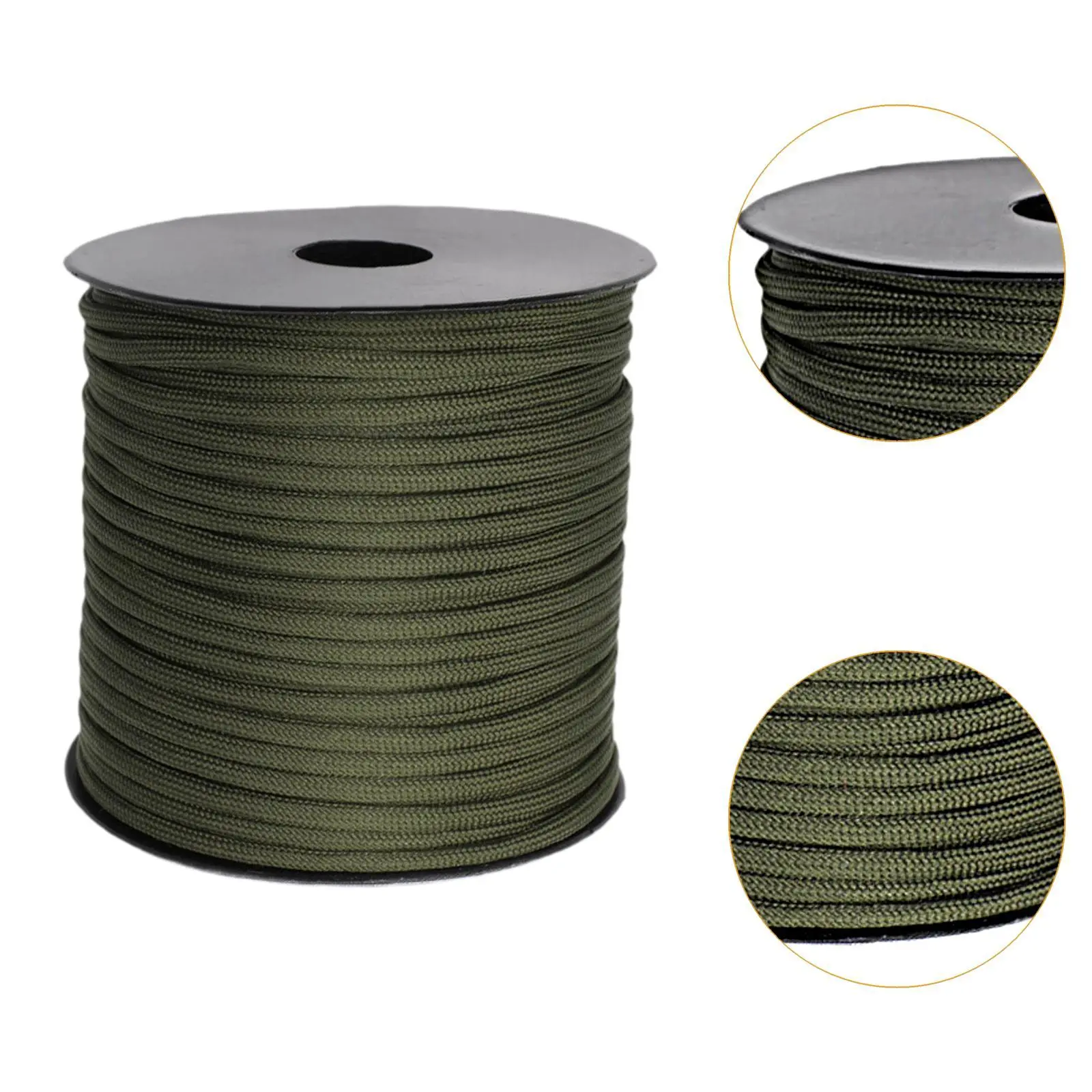 9 Strand Paracord Rope, Tent Rope 50M Tent Accessory Multipurpose Weaving Rope Parachute Cord for Survival Travel Backpacking